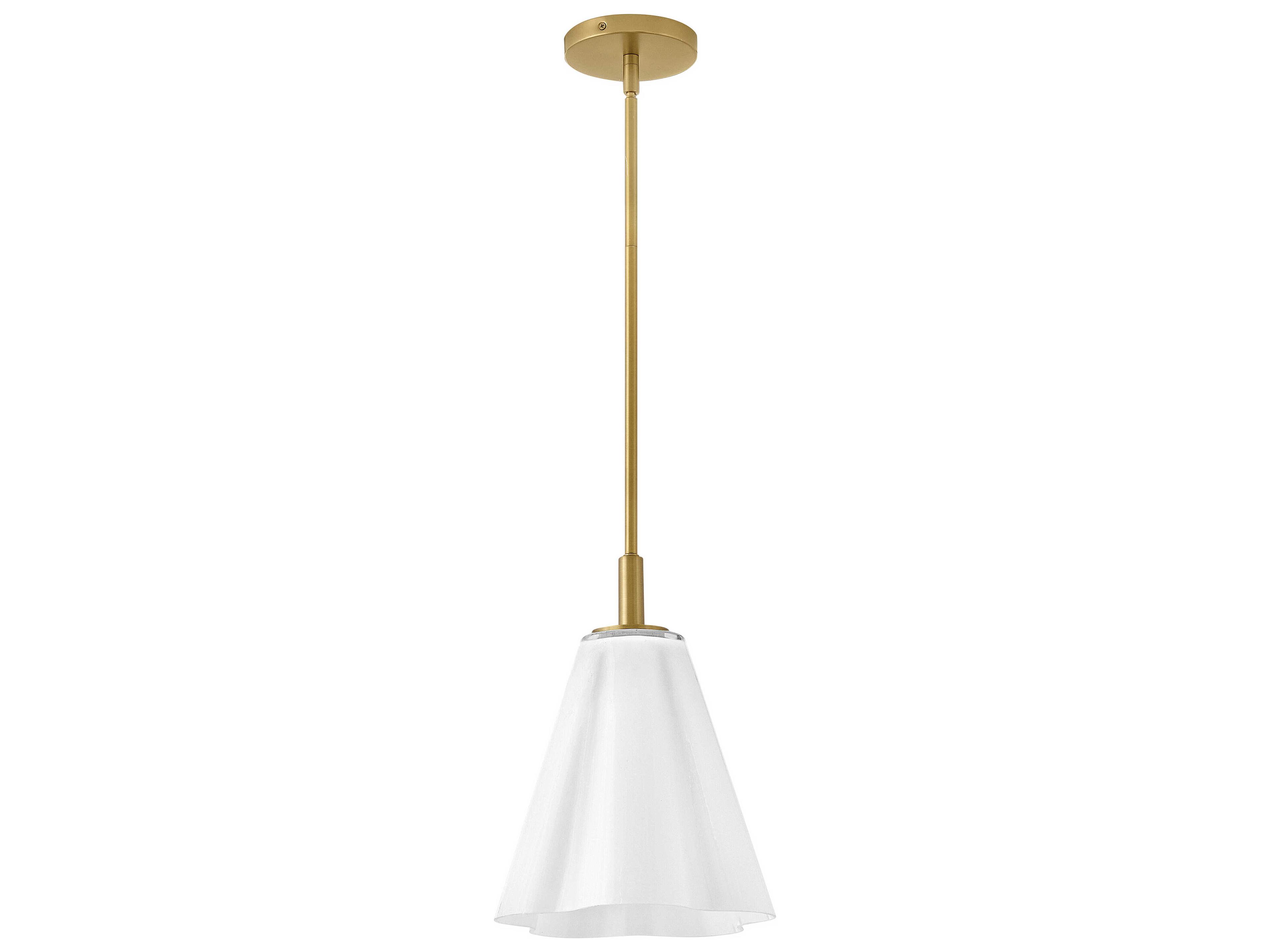 Lark Living Honey 1-Light Lacquered Brass Mini Pendant