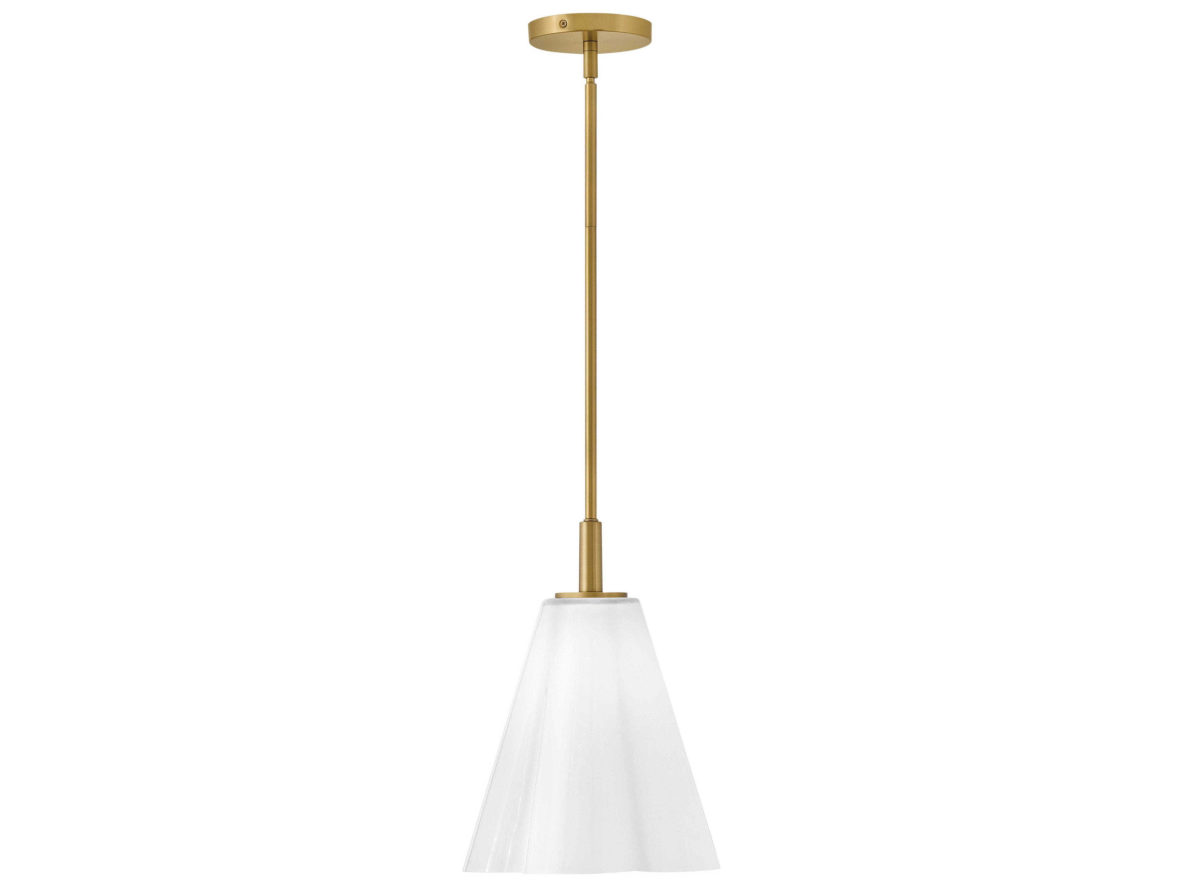 Lark Living Honey 1-Light Lacquered Brass Mini Pendant