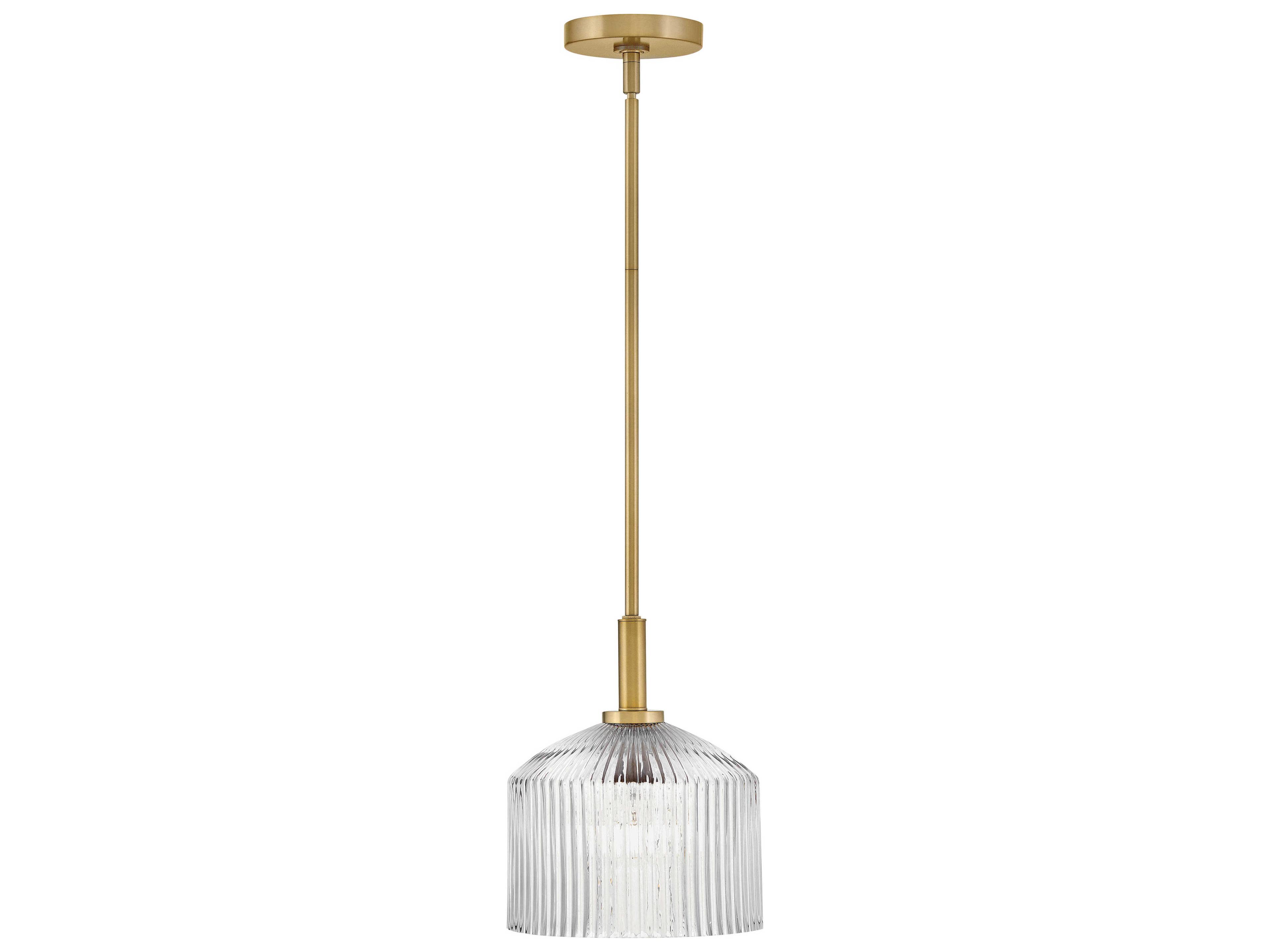 Lark Living Lisette 1-Light Lacquered Brass Dome Mini Pendant