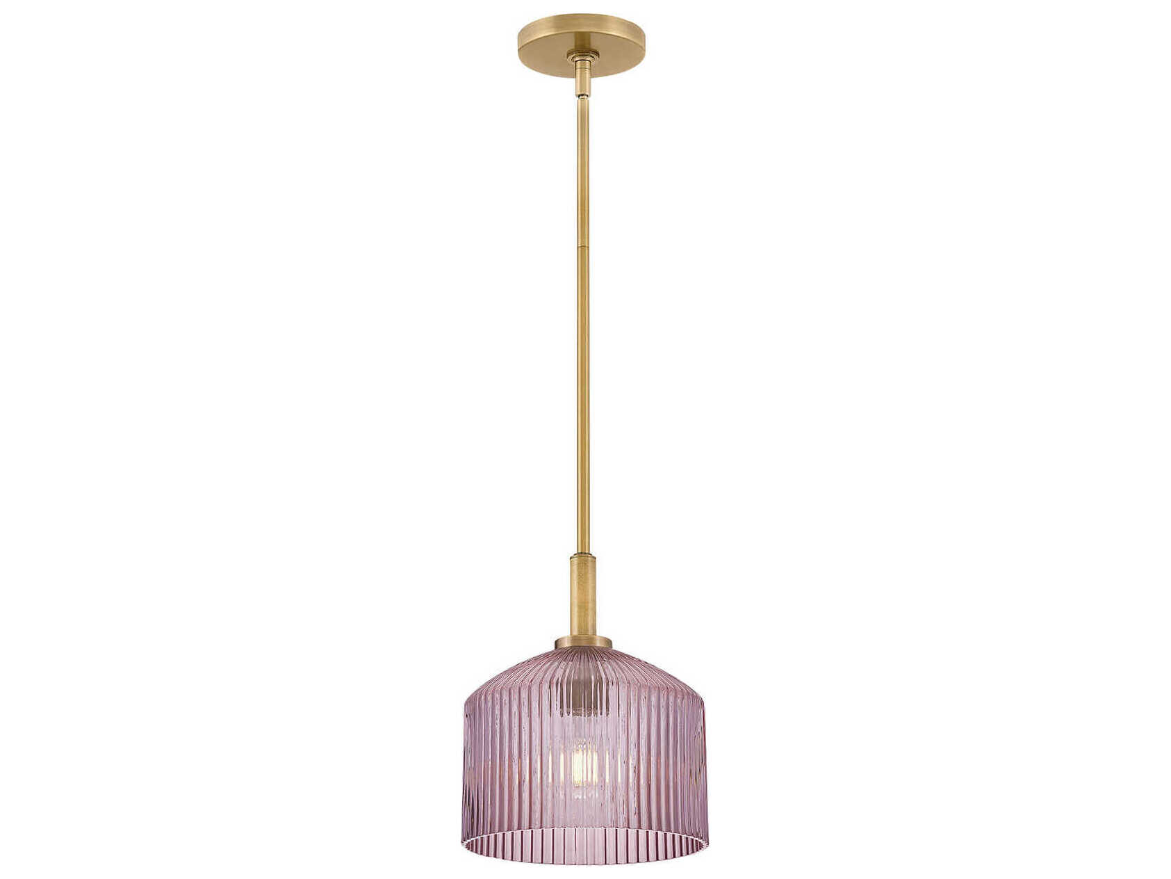 Lark Living Lisette 1-Light Lacquered Brass Dome Mini Pendant