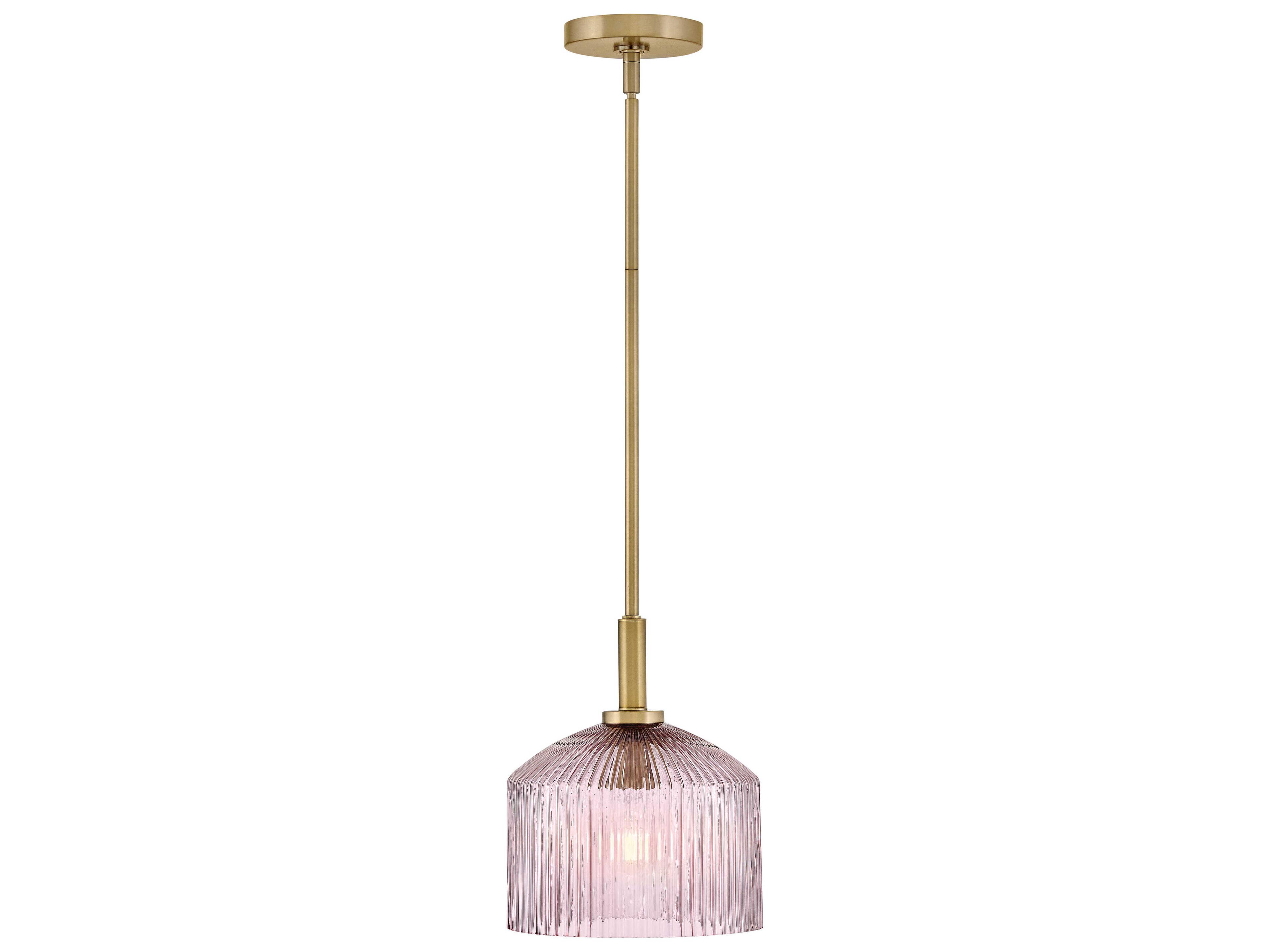 Lark Living Lisette 1-Light Lacquered Brass Dome Mini Pendant