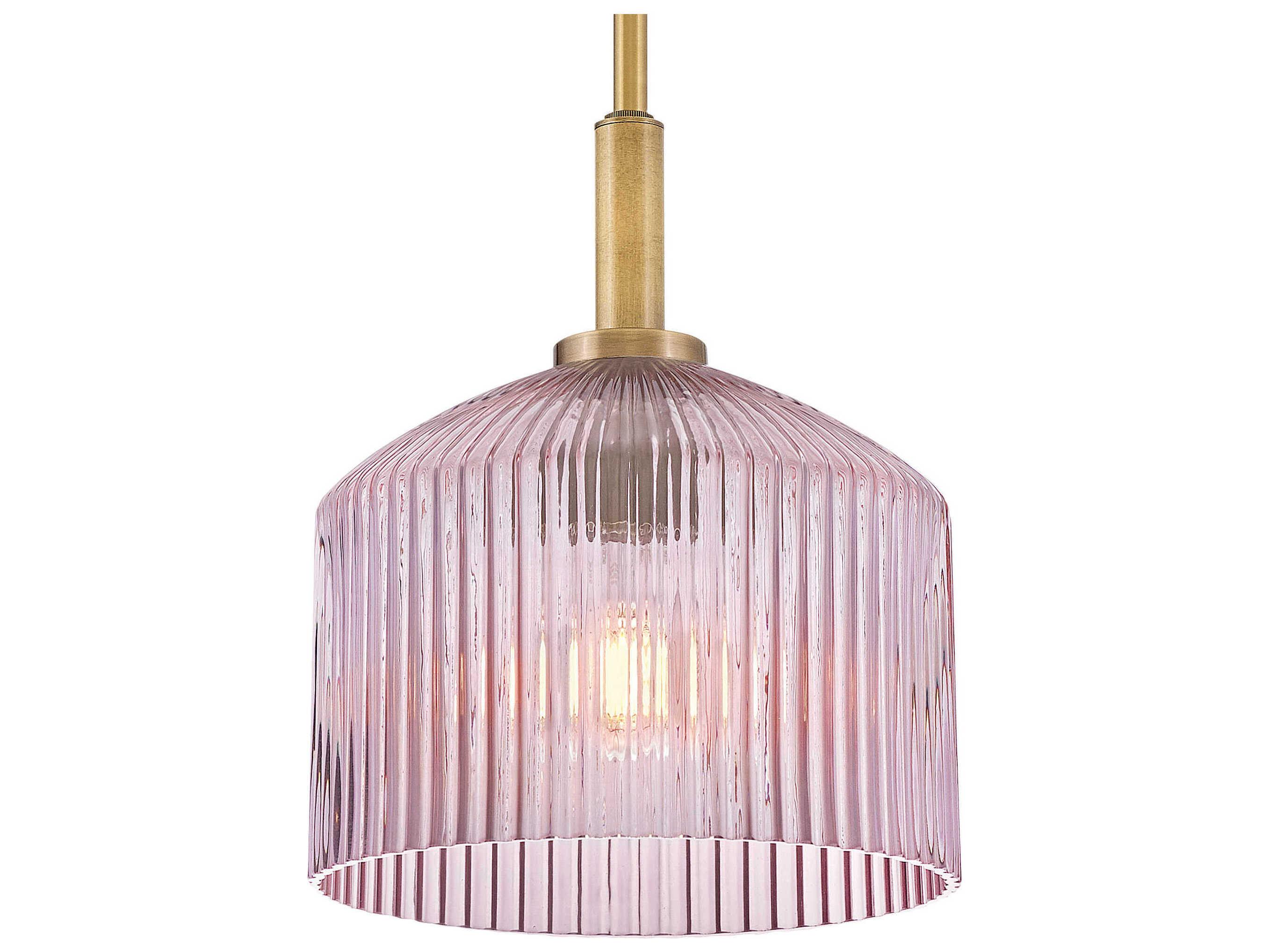 Lark Living Lisette 1-Light Lacquered Brass Dome Mini Pendant