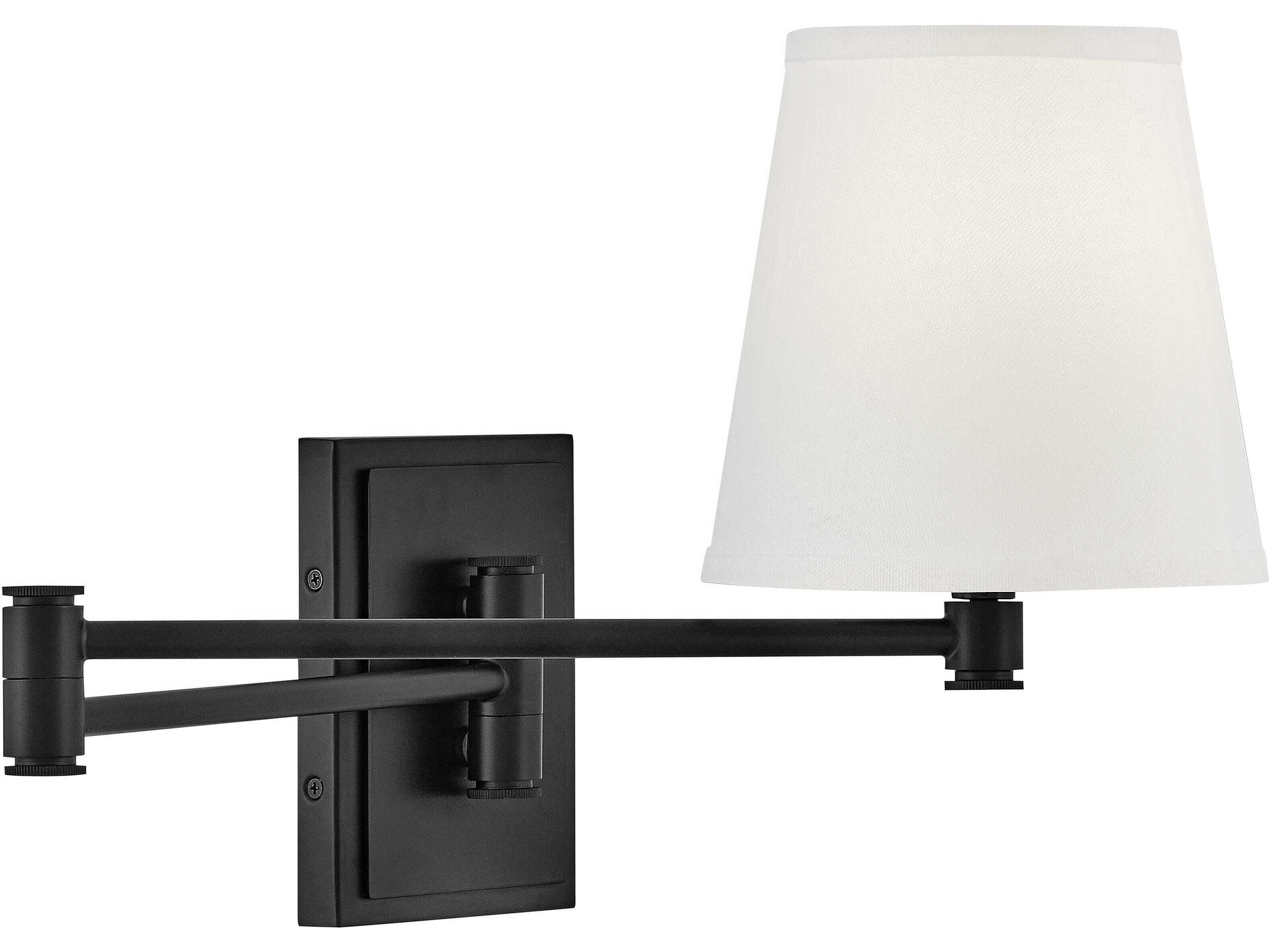 Lark Living Beale 1-Light Black Swing Wall Sconce