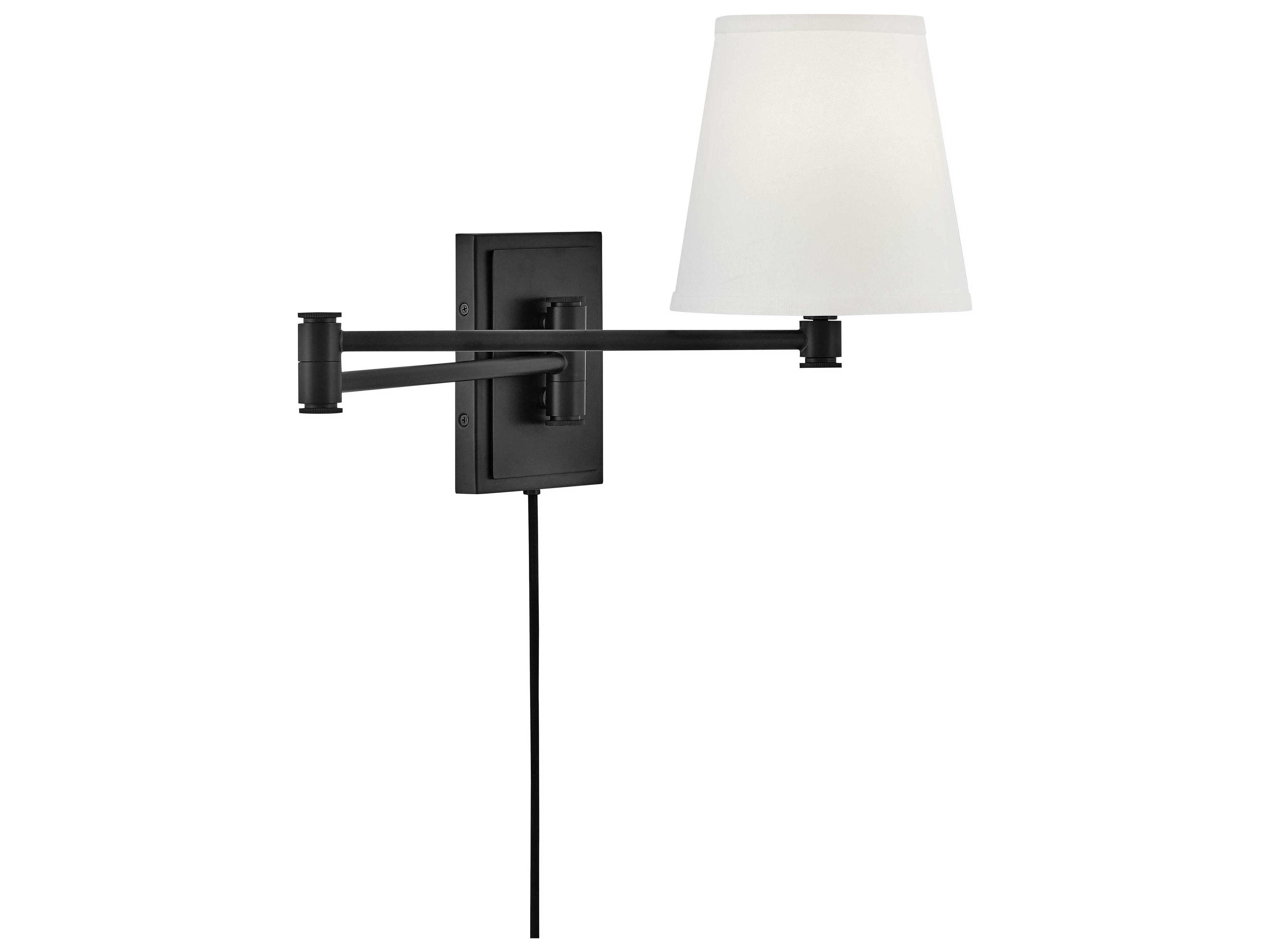 Lark Living Beale 1-Light Black Swing Wall Sconce