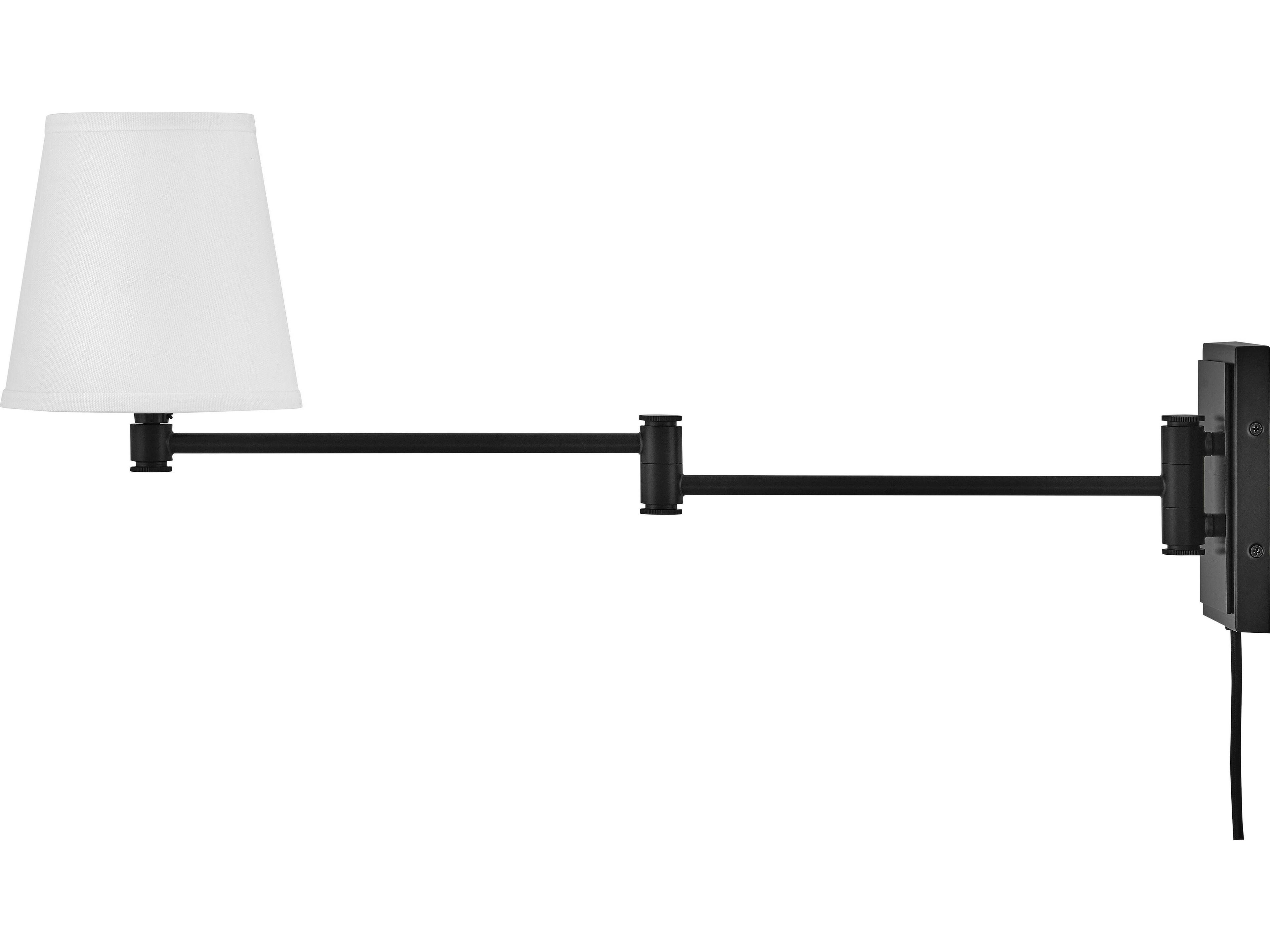 Lark Living Beale 1-Light Black Swing Wall Sconce