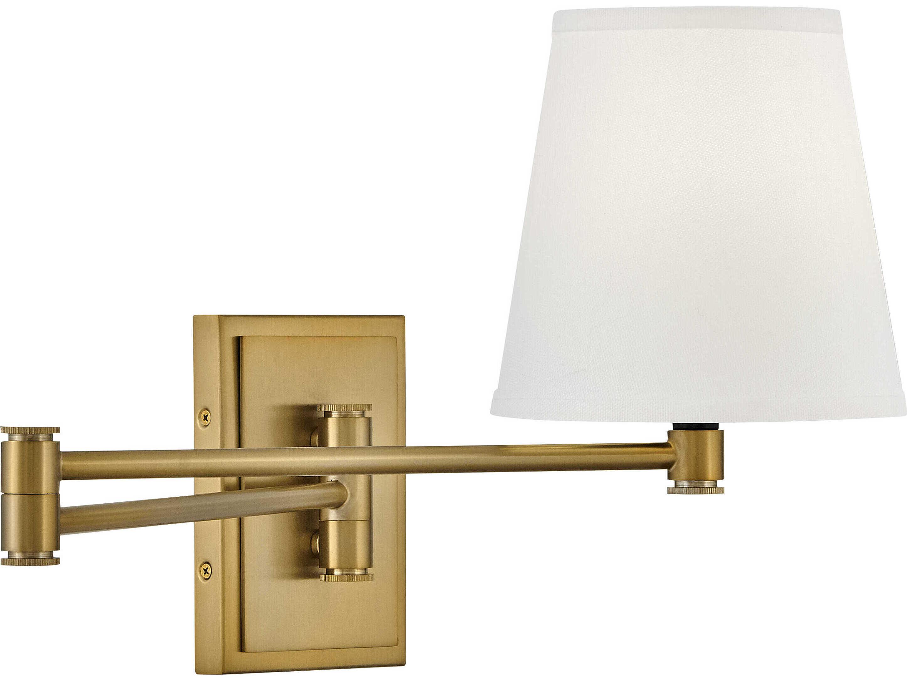 Lark Living Beale 1-Light Lacquered Brass Swing Wall Sconce