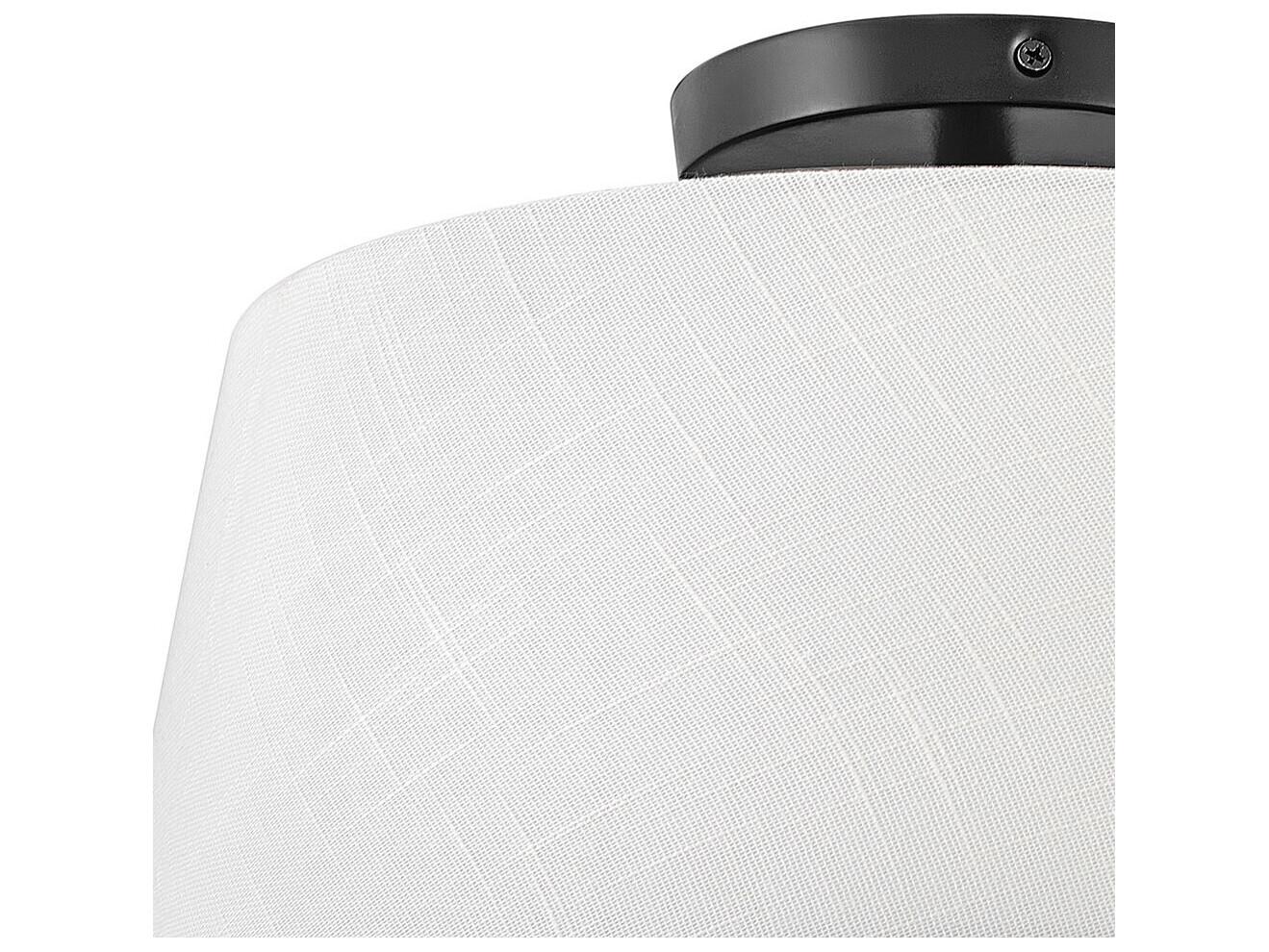 Lark Living Beale 2-Light Black Drum Flush Mount