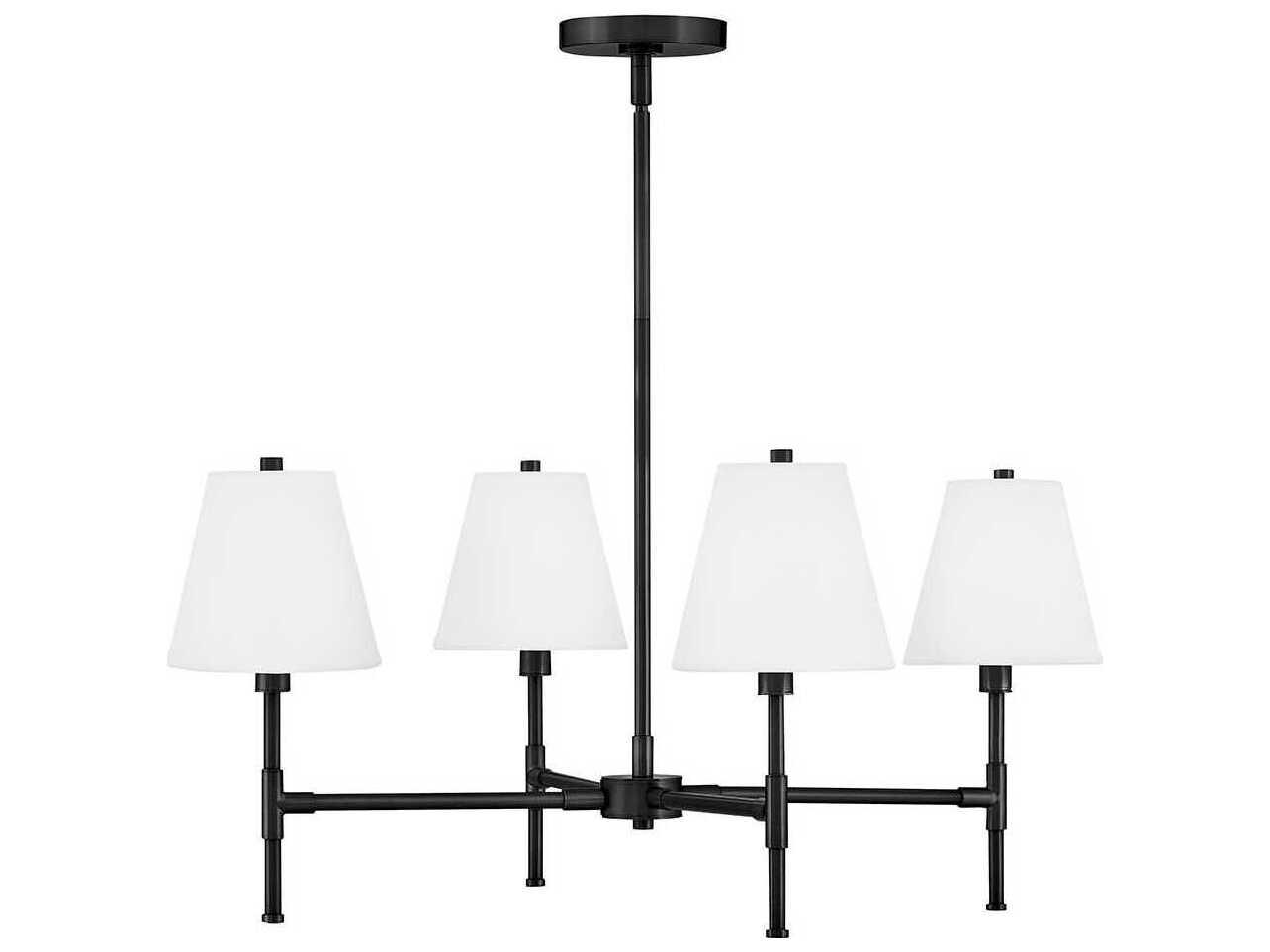 Lark Living Beale 4-Light Black Empire Chandelier