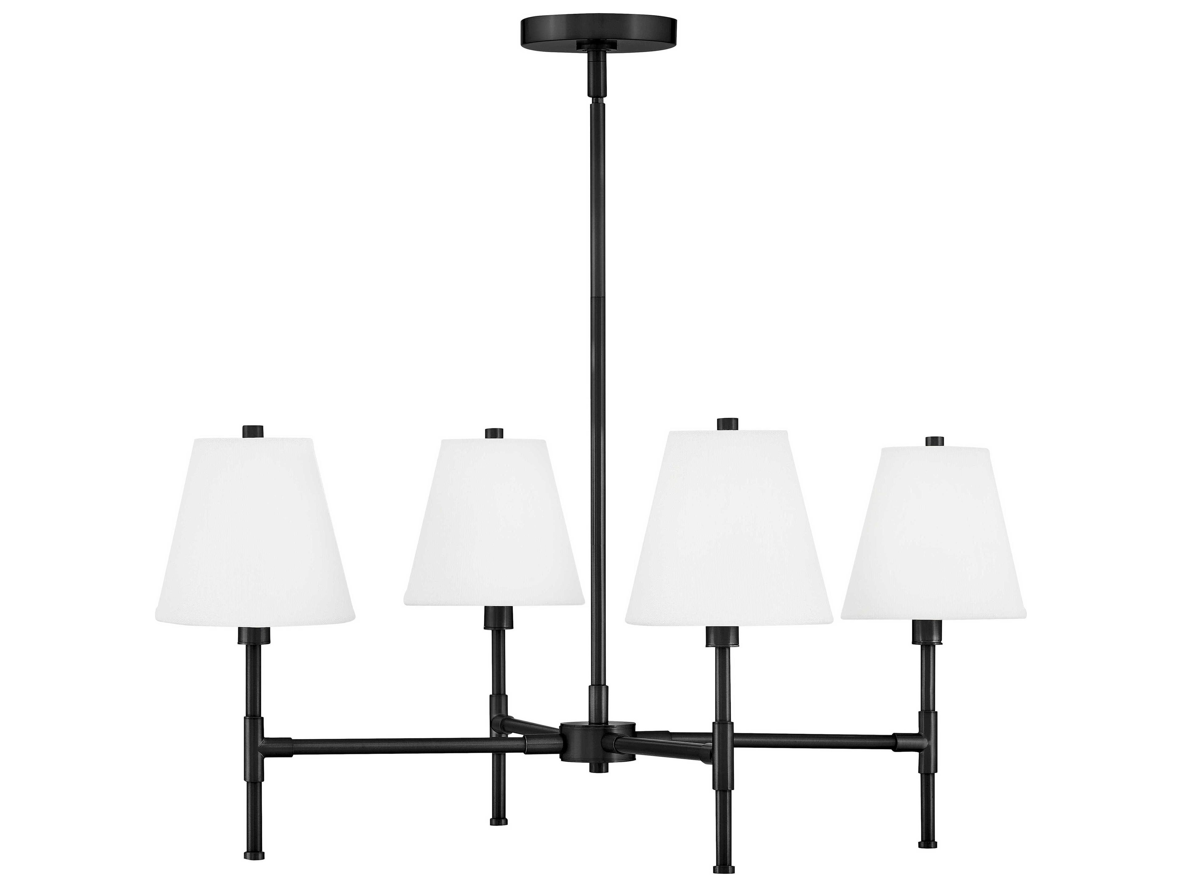 Lark Living Beale 4-Light Black Empire Chandelier