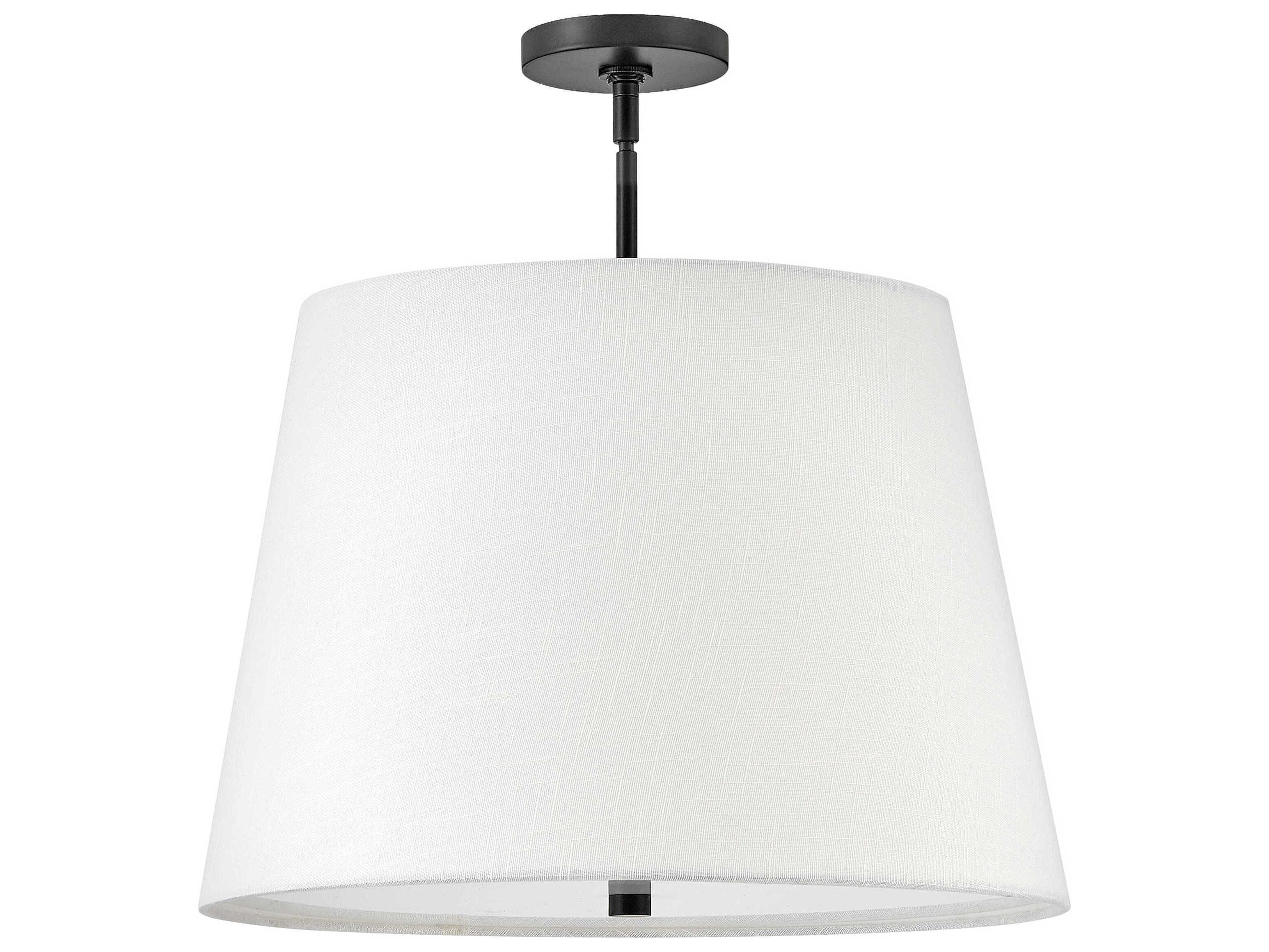 Lark Living Beale 3-Light Black Drum Pendant