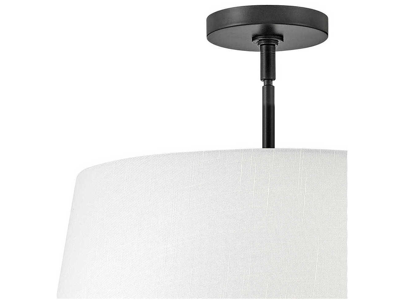 Lark Living Beale 3-Light Black Drum Pendant