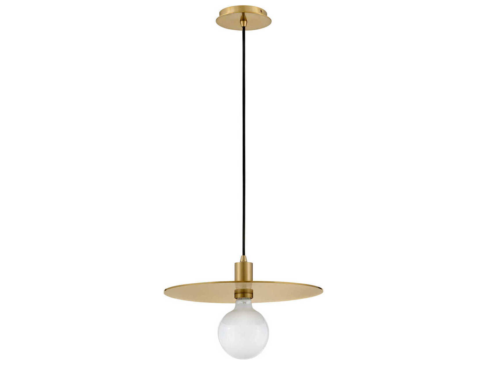 Lark Living Lulu 1-Light Lacquered Brass Pendant