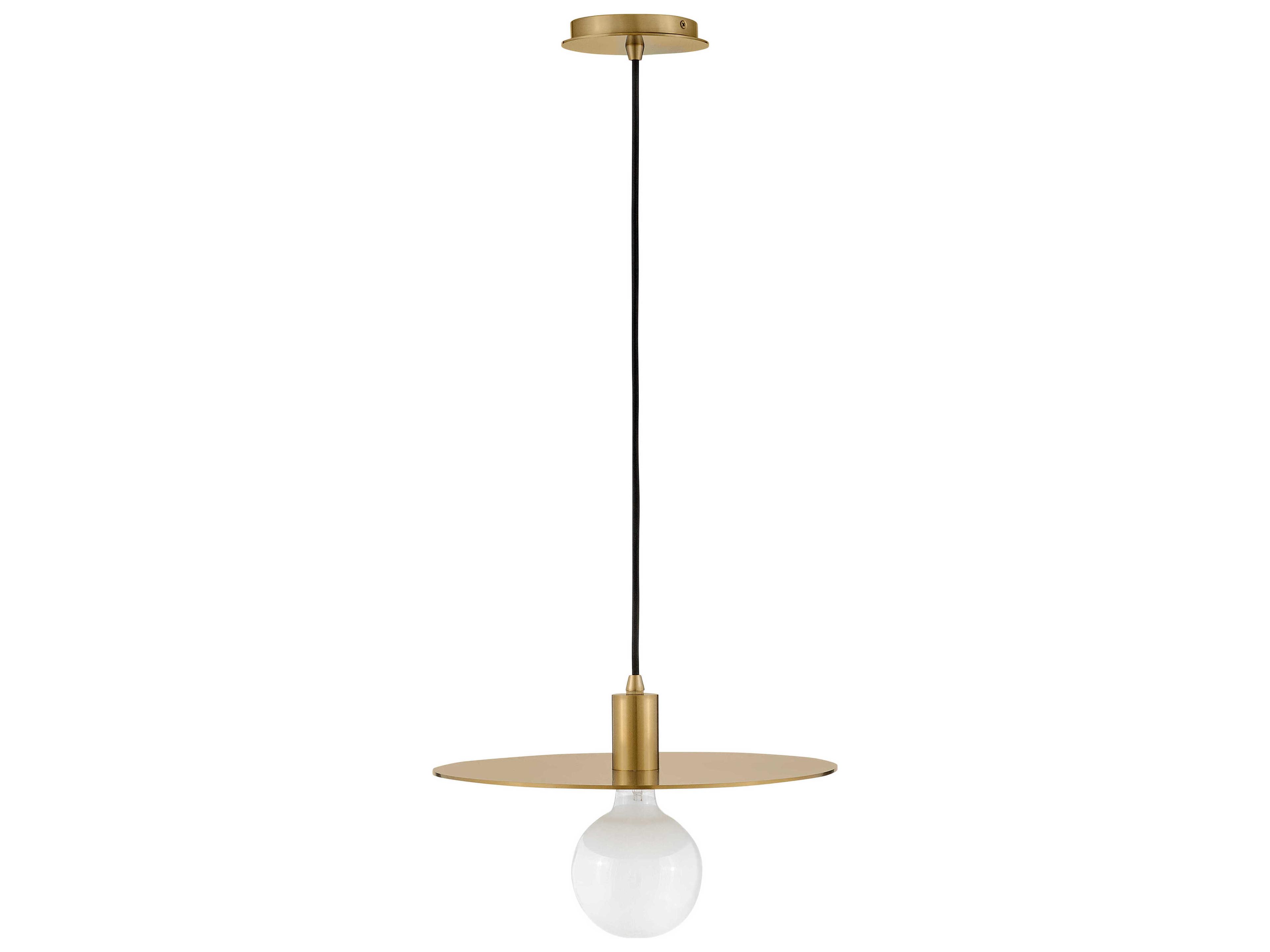 Lark Living Lulu 1-Light Lacquered Brass Pendant
