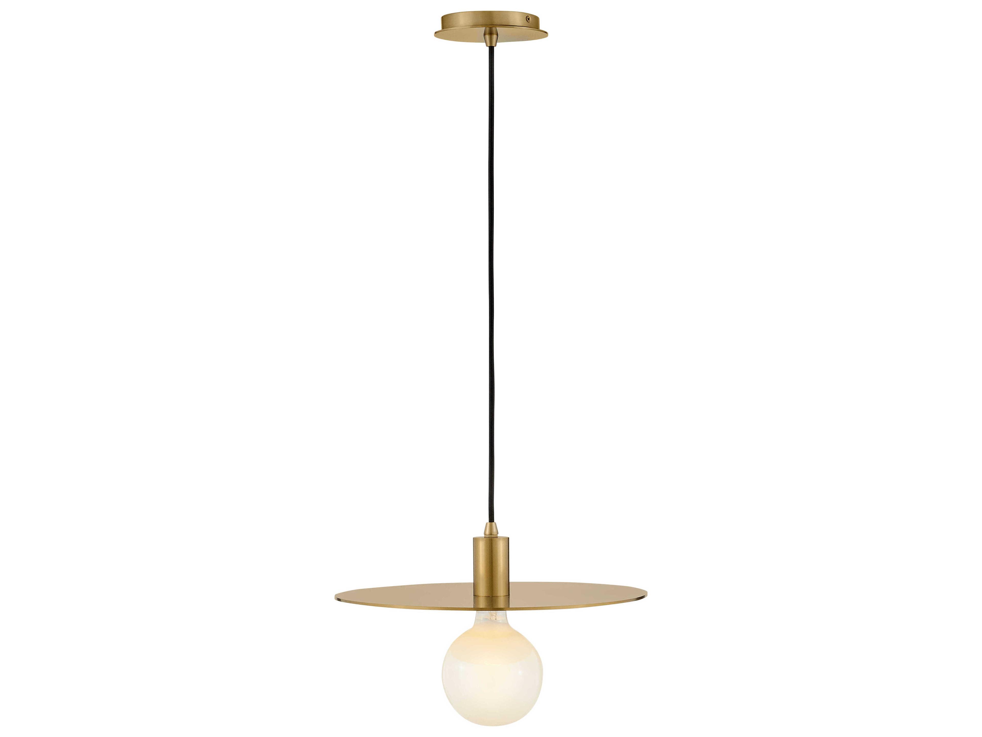 Lark Living Lulu 1-Light Lacquered Brass Pendant