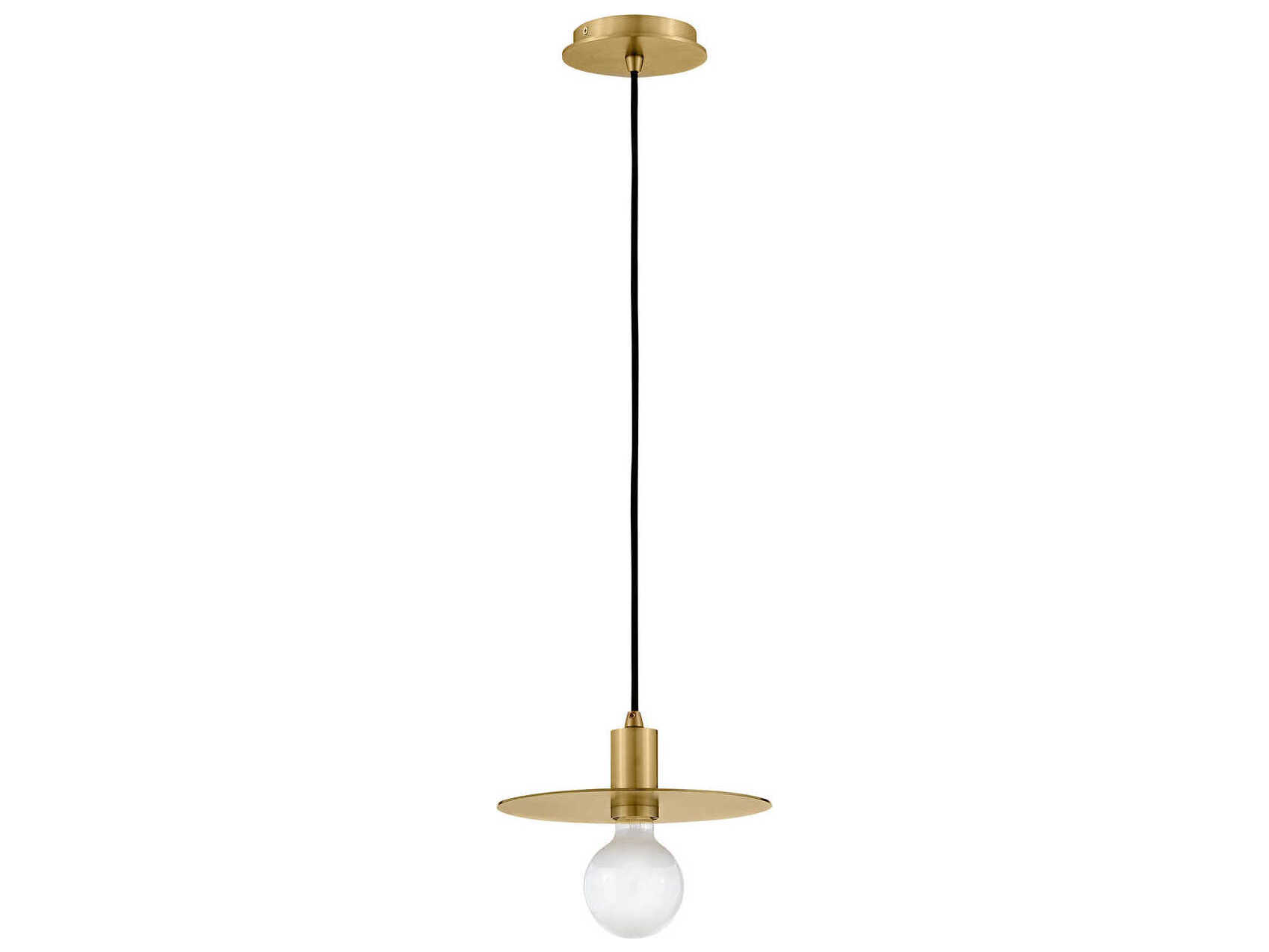Lark Living Lulu 1-Light Lacquered Brass Mini Pendant