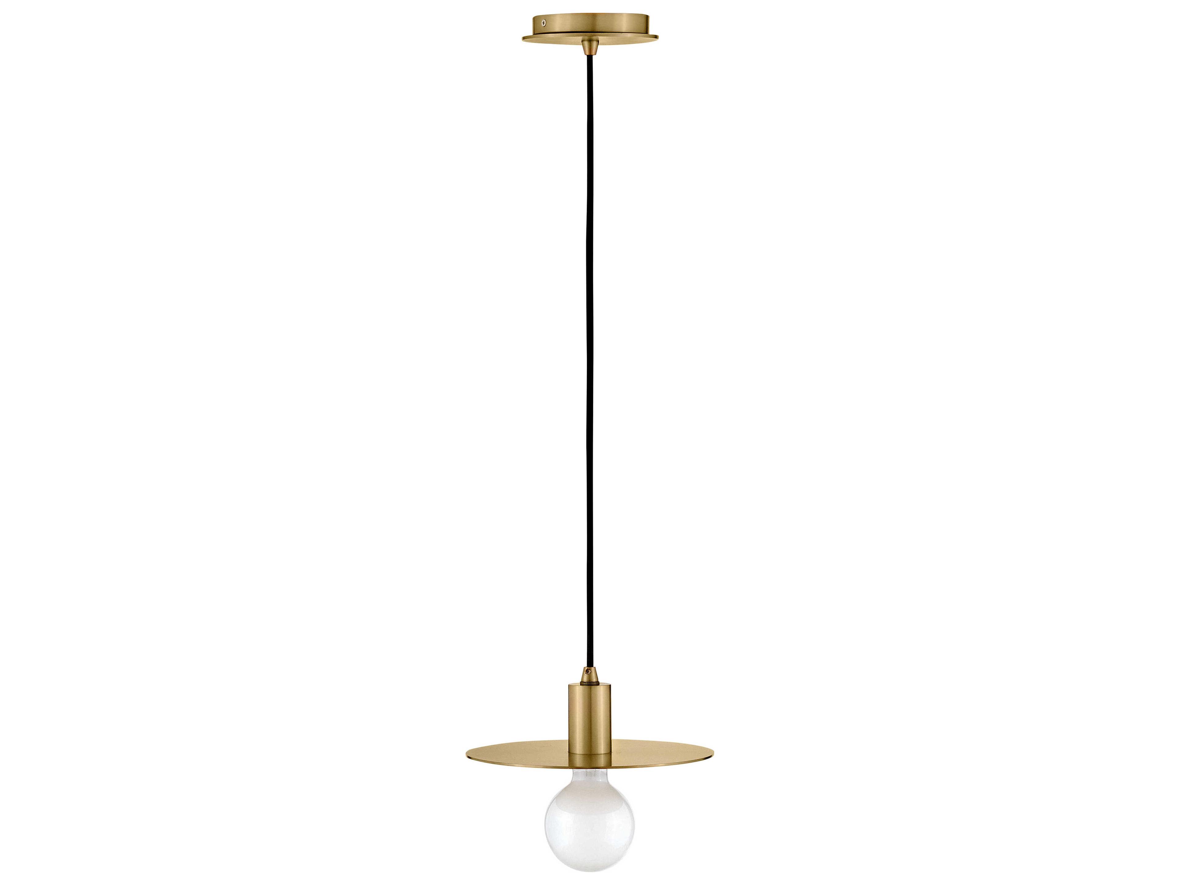 Lark Living Lulu 1-Light Lacquered Brass Mini Pendant