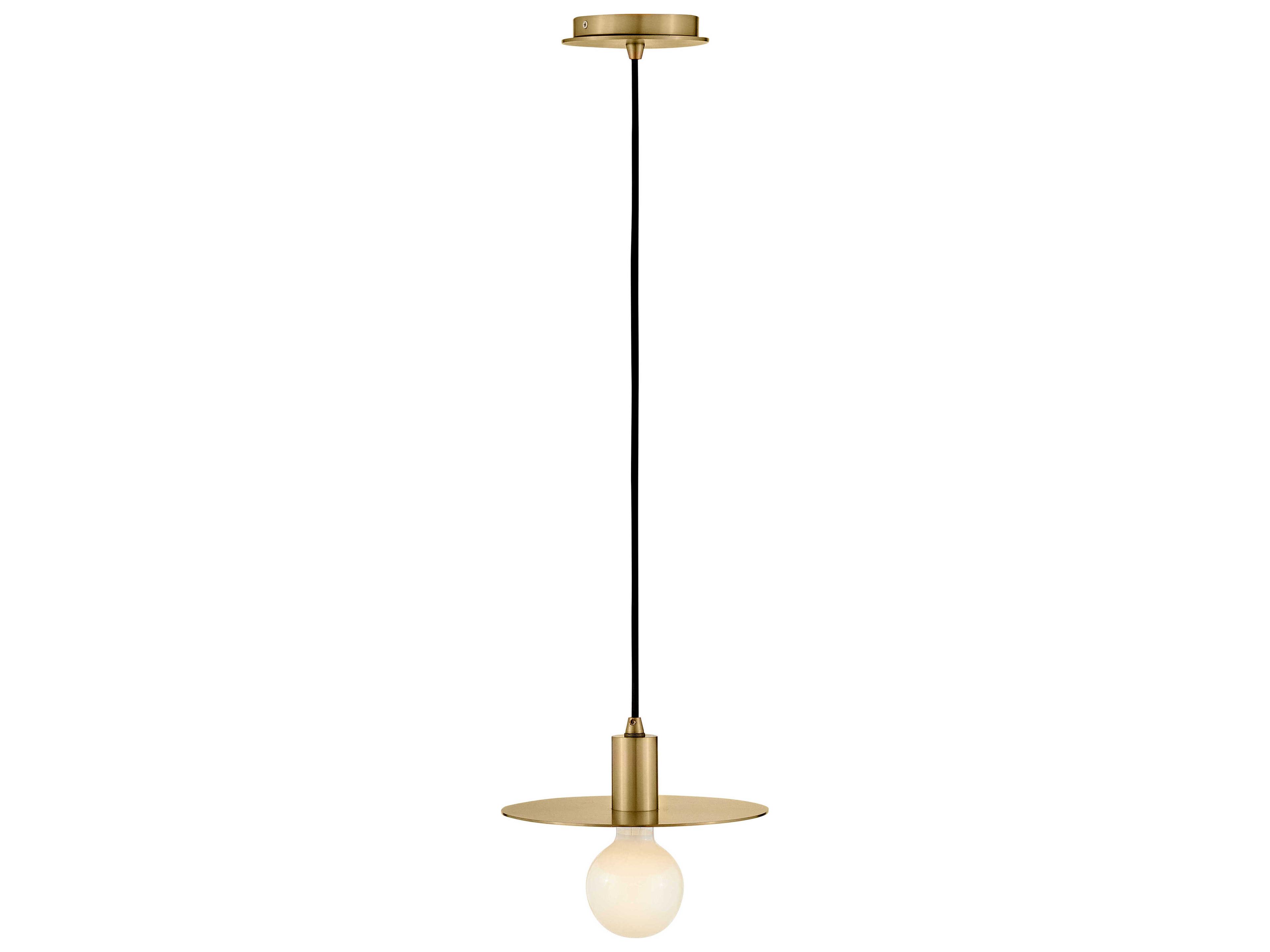 Lark Living Lulu 1-Light Lacquered Brass Mini Pendant