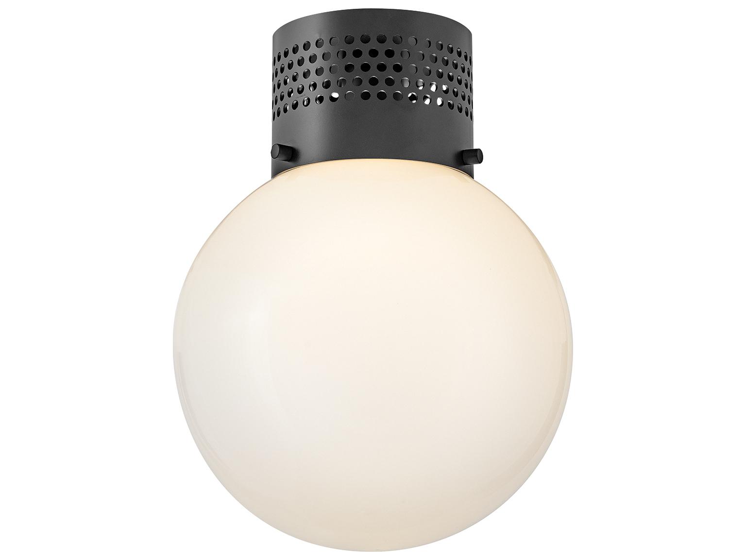 Lark Living Taj 1-Light Black Globe Flush Mount
