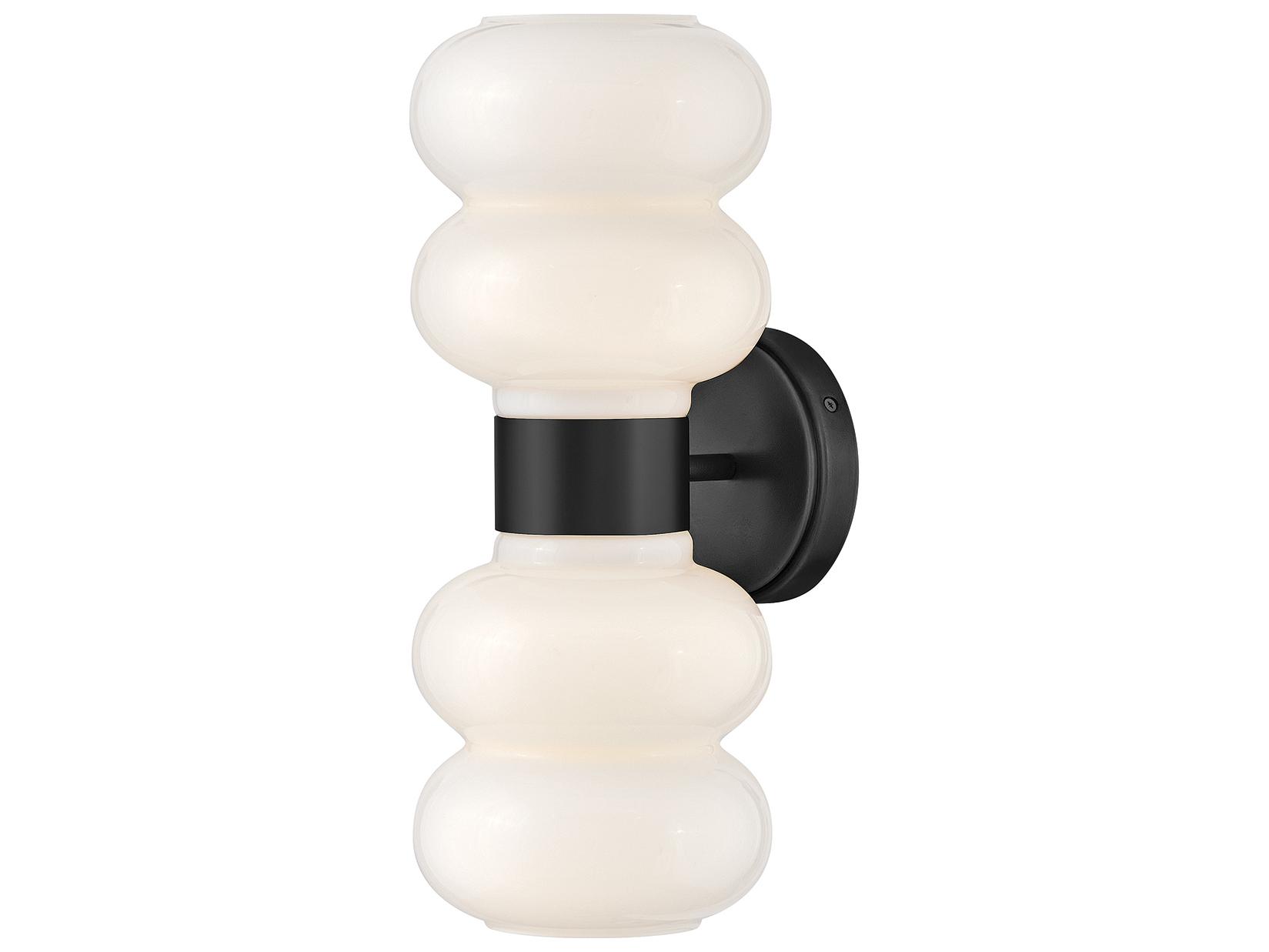 Lark Living Nadia 2-Light Black Wall Sconce