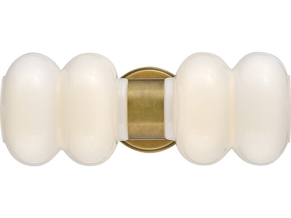 Lark Living Nadia 2-Light Lacquered Brass Wall Sconce