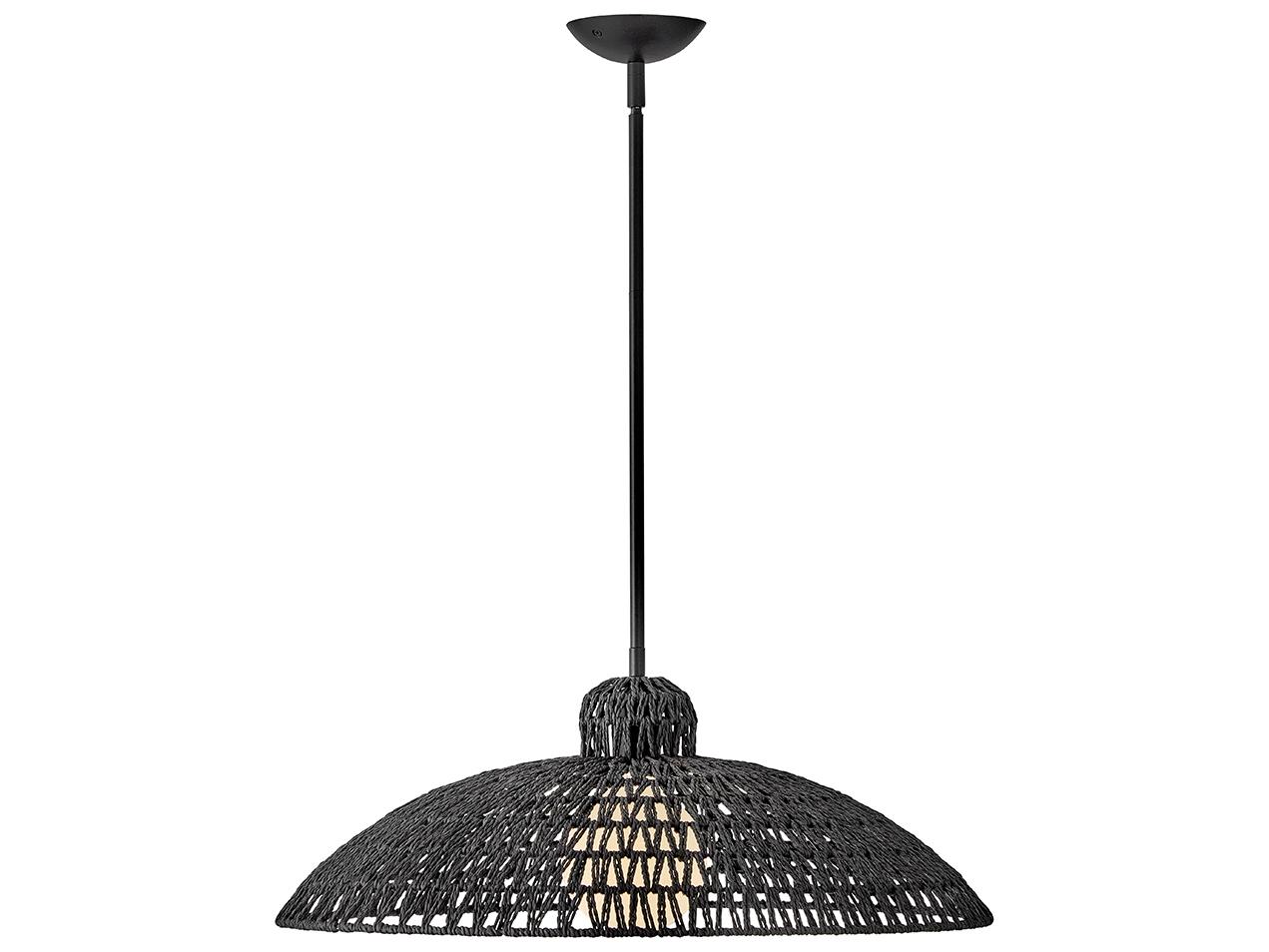 Lark Living Pismo 1-Light Black Dome Pendant