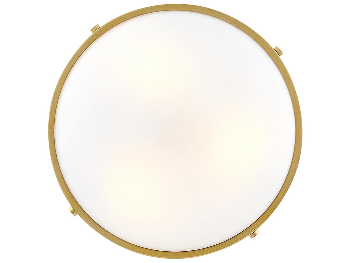 Lark Living Gus 3-Light Gold Bowl Semi Flush Mount