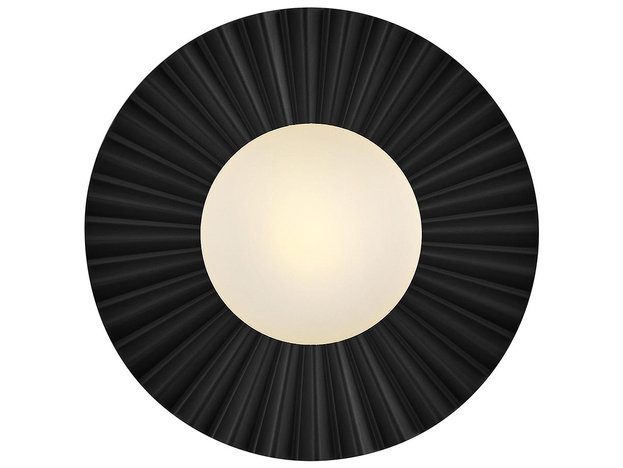 Lark Living Stevie 1-Light Black Globe Flush Mount