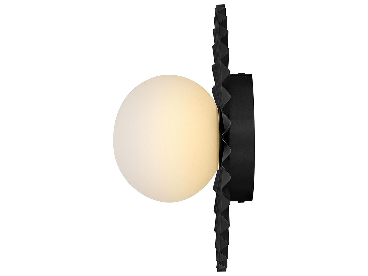 Lark Living Stevie 1-Light Black Globe Flush Mount
