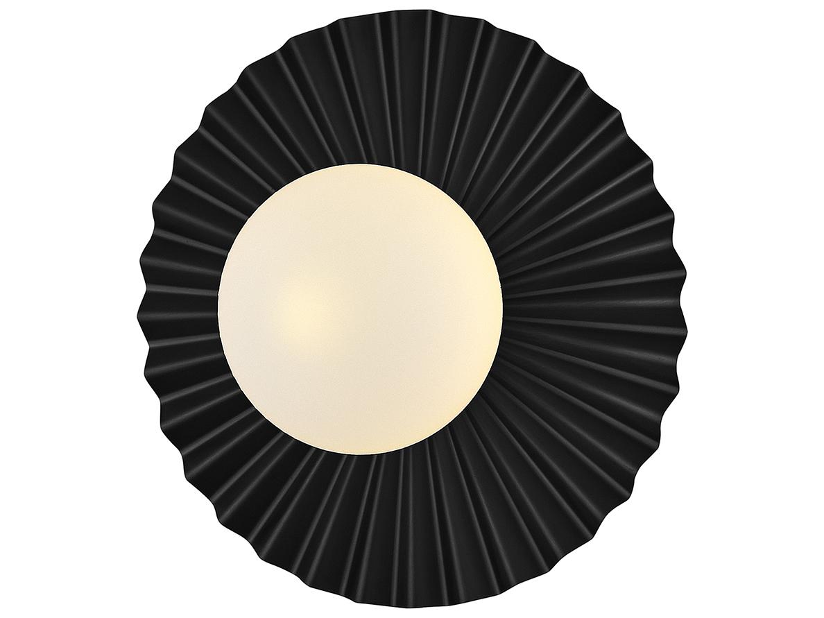 Lark Living Stevie 1-Light Black Globe Flush Mount