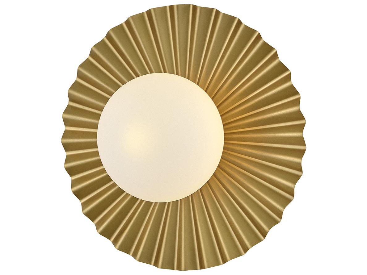 Lark Living Stevie 1-Light Lacquered Brass Globe Flush Mount