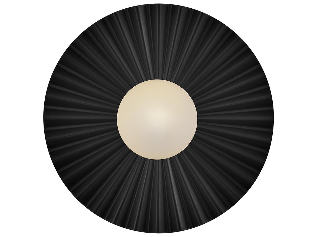 Lark Living Stevie 1-Light Black Globe Flush Mount