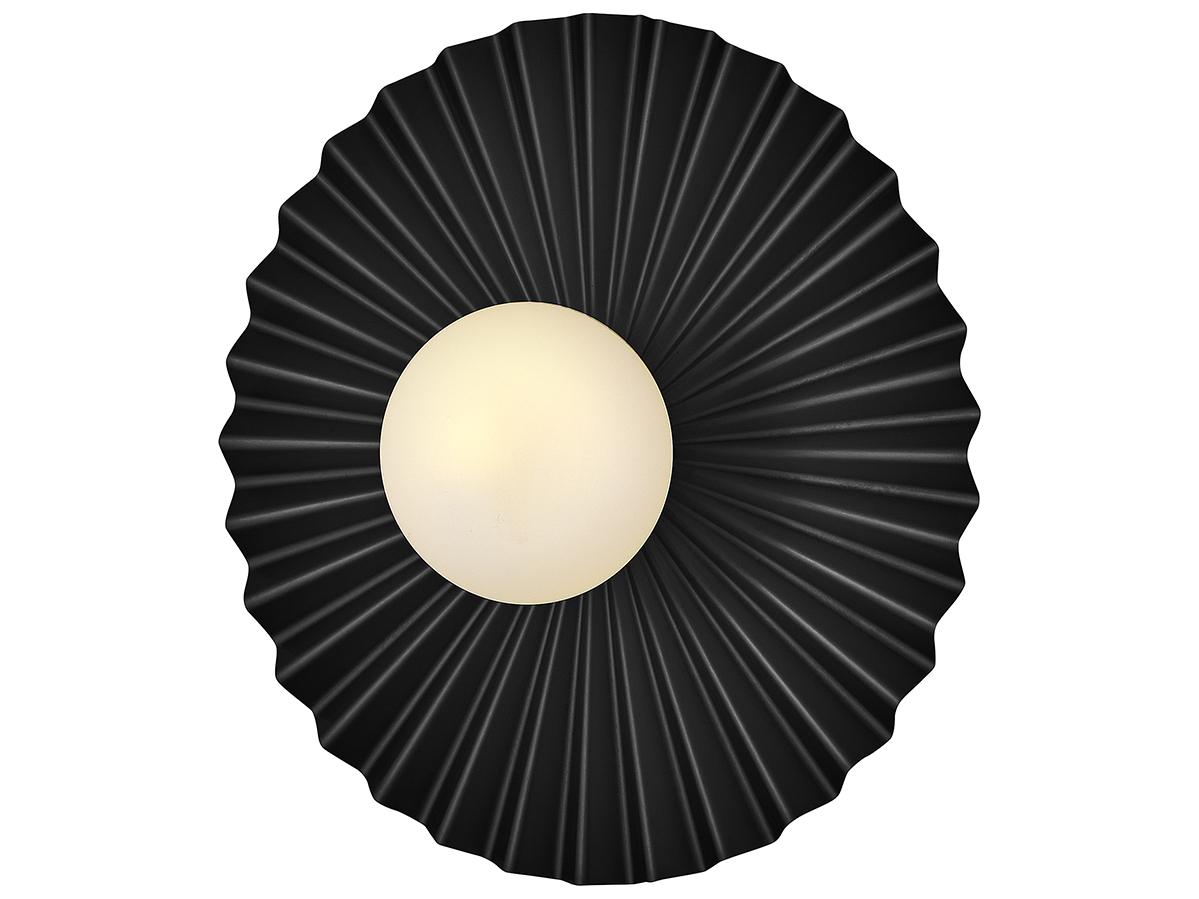 Lark Living Stevie 1-Light Black Globe Flush Mount