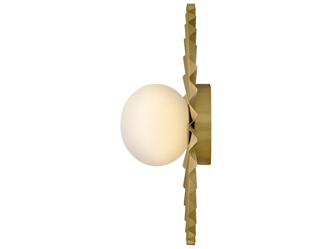 Lark Living Stevie 1-Light Lacquered Brass Globe Flush Mount