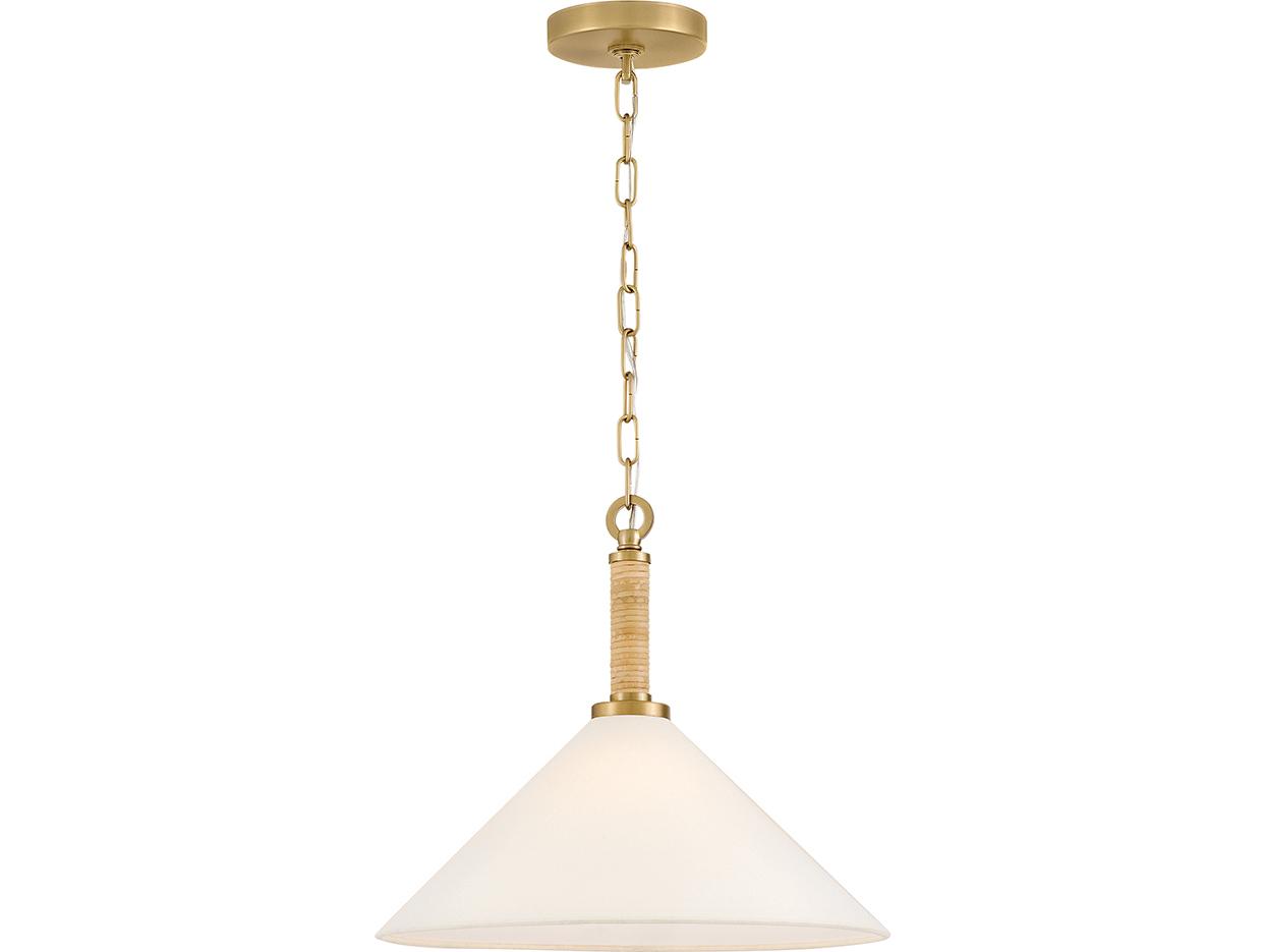 Lark Living Cove 1-Light Lacquered Brass Pendant