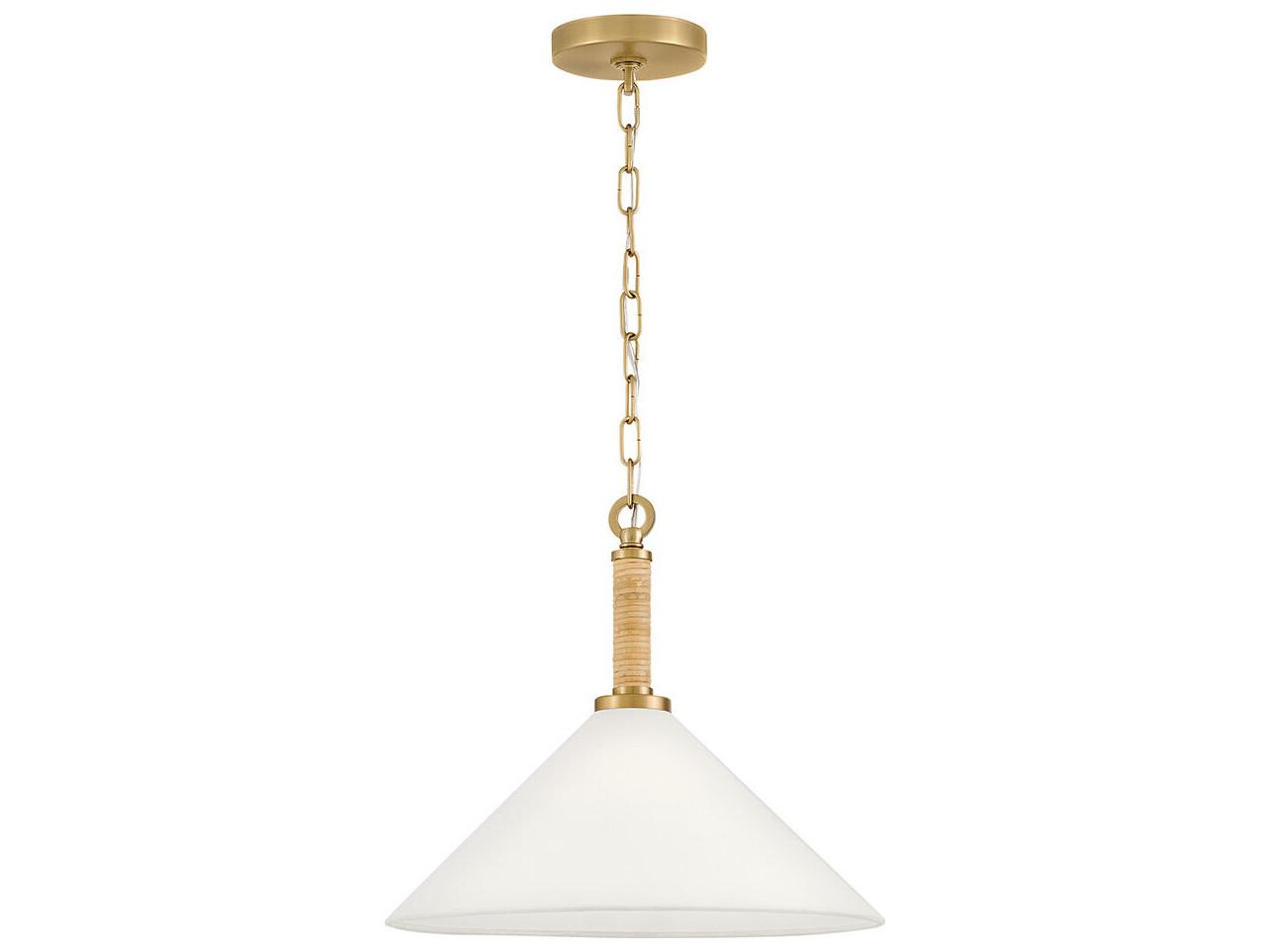Lark Living Cove 1-Light Lacquered Brass Pendant