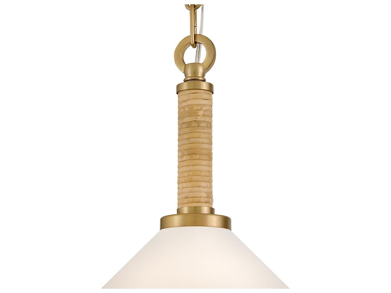 Lark Living Cove 1-Light Lacquered Brass Pendant