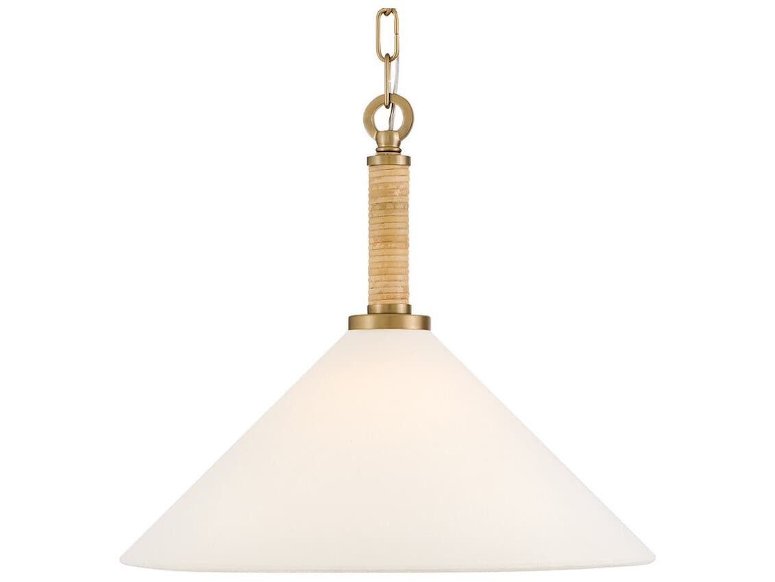 Lark Living Cove 1-Light Lacquered Brass Pendant
