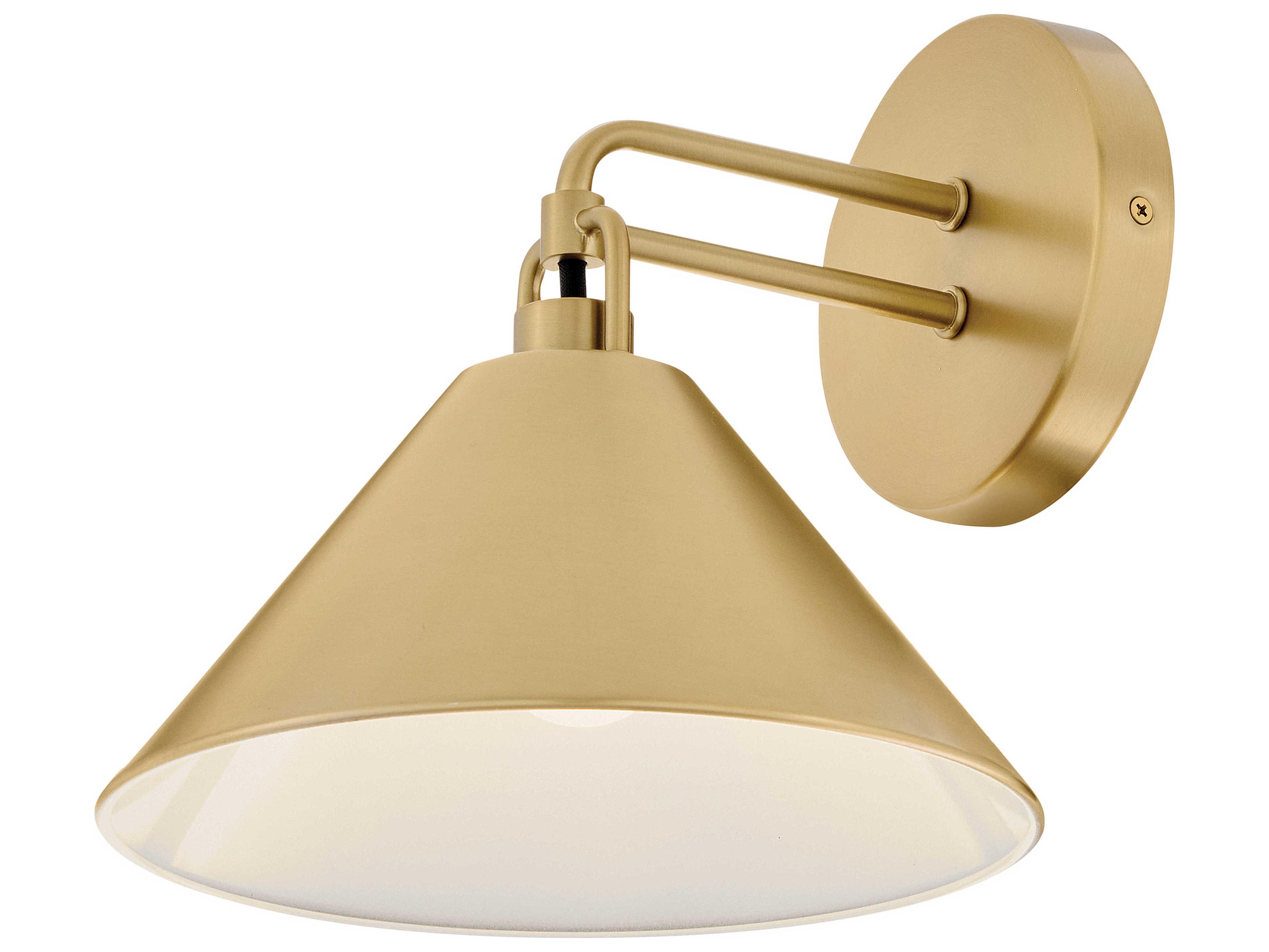 Lark Living Milo 1-Light Lacquered Brass Wall Sconce