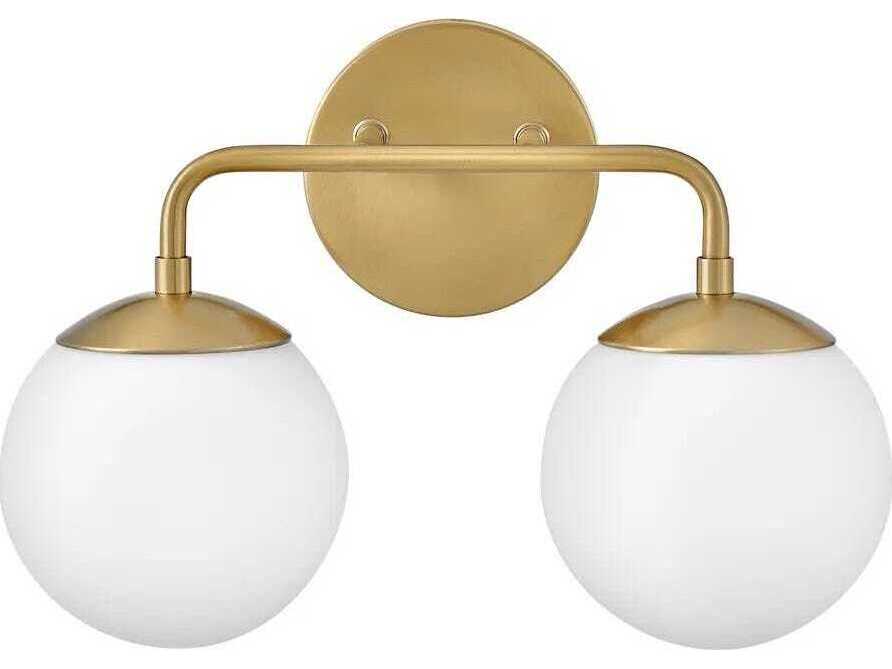 Lark Living Julep 2-Light Lacquered Brass Vanity Light