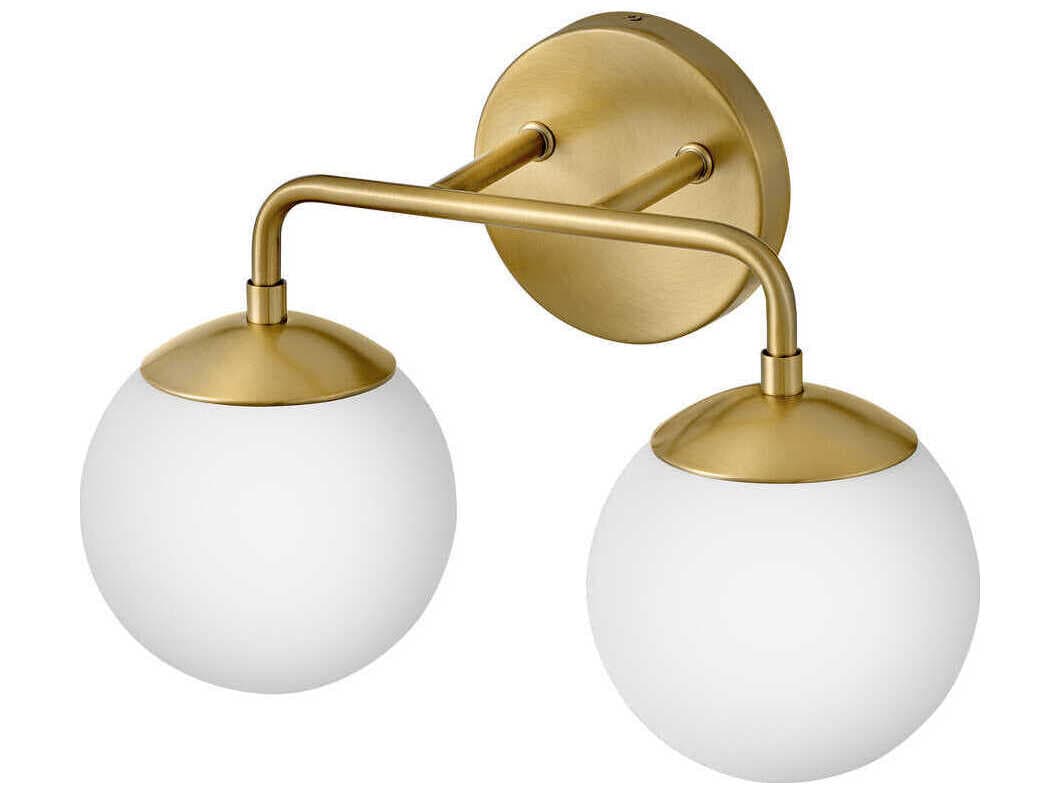 Lark Living Julep 2-Light Lacquered Brass Vanity Light