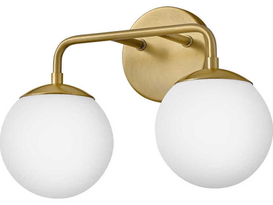 Lark Living Julep 2-Light Lacquered Brass Vanity Light