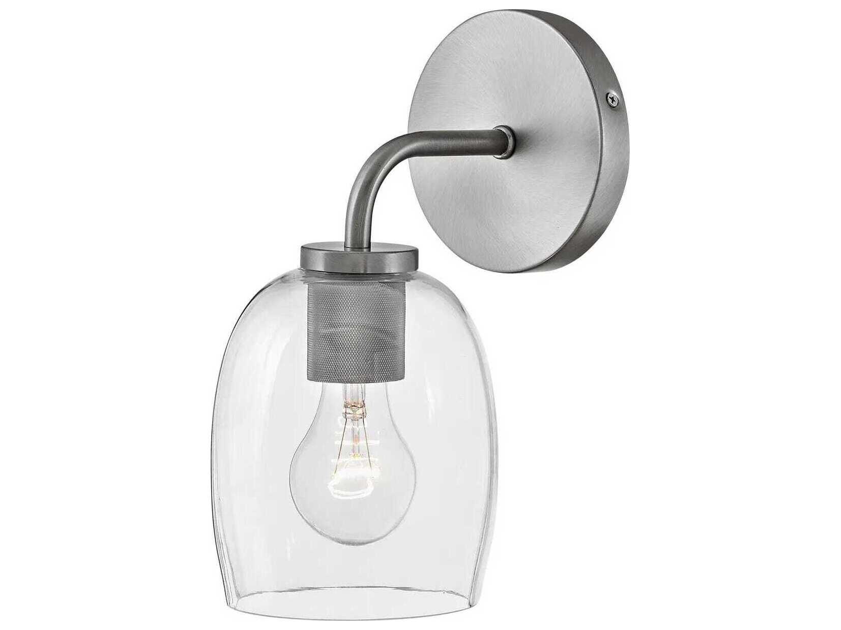 Lark Living Percy 1-Light Antique Nickel Wall Sconce