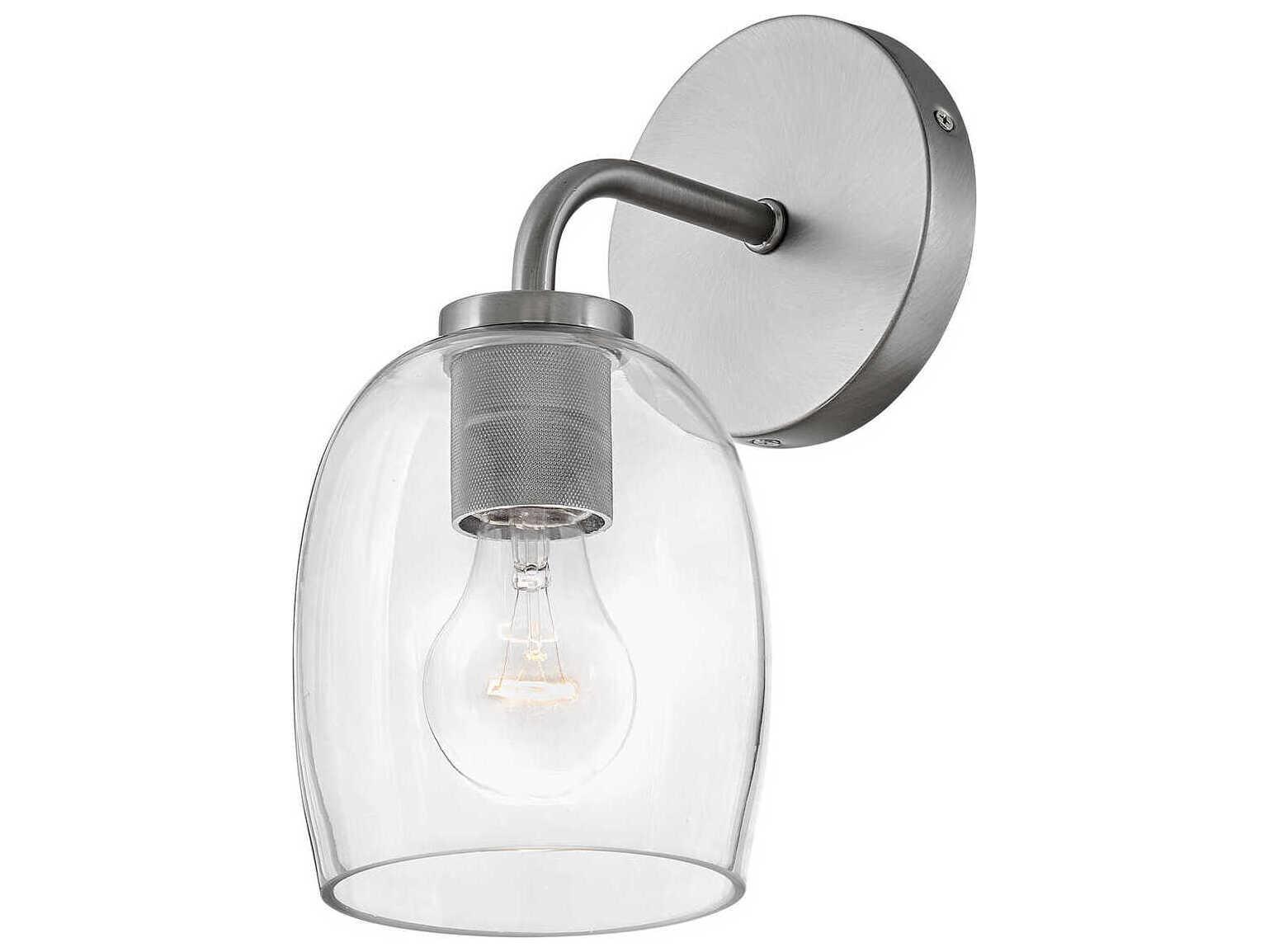 Lark Living Percy 1-Light Antique Nickel Wall Sconce