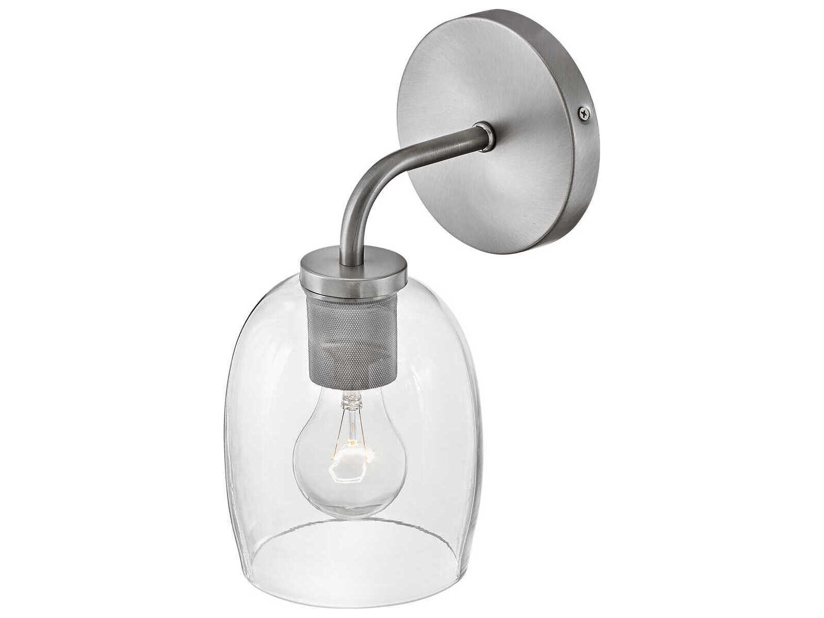 Lark Living Percy 1-Light Antique Nickel Wall Sconce