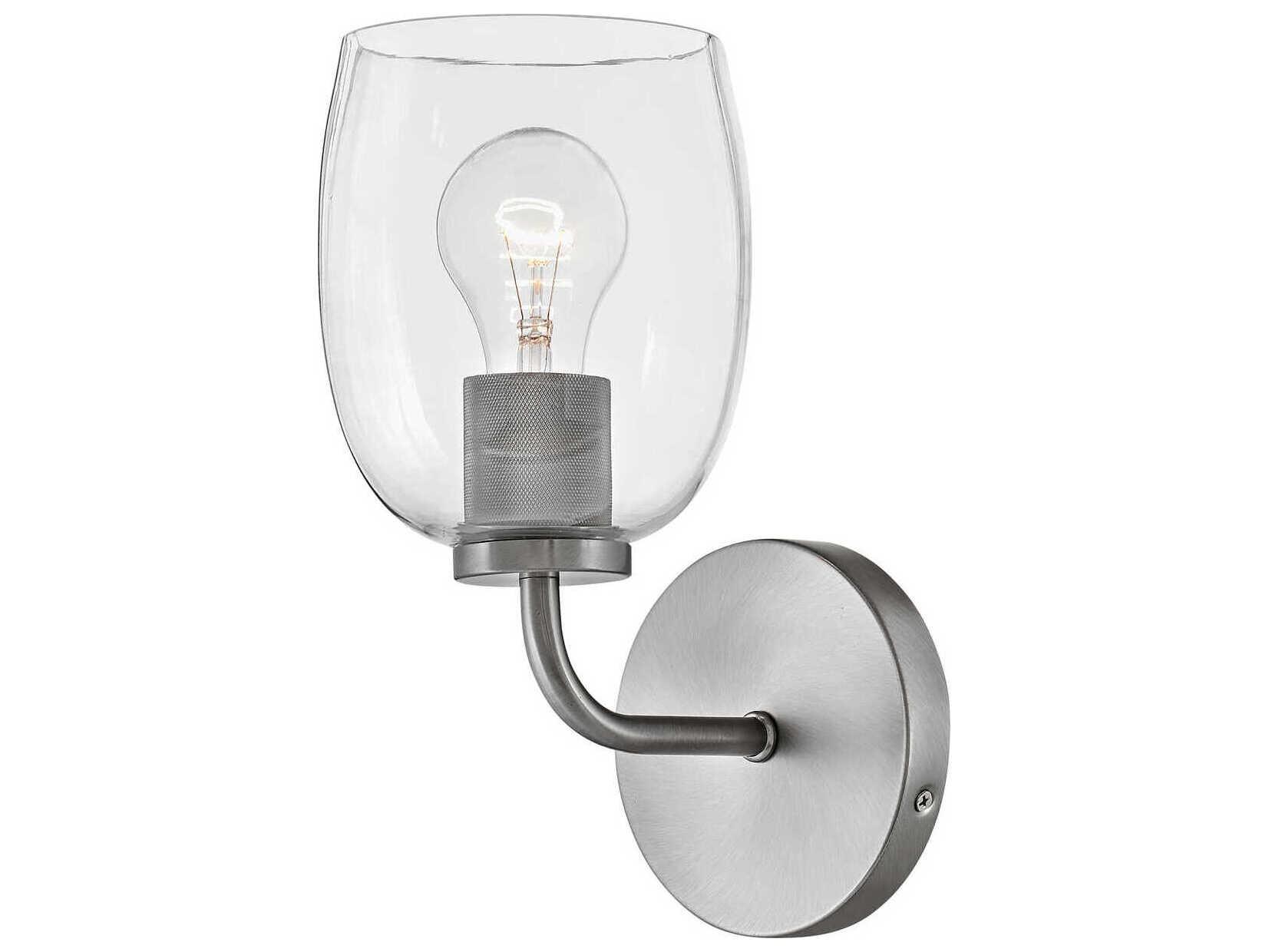 Lark Living Percy 1-Light Antique Nickel Wall Sconce