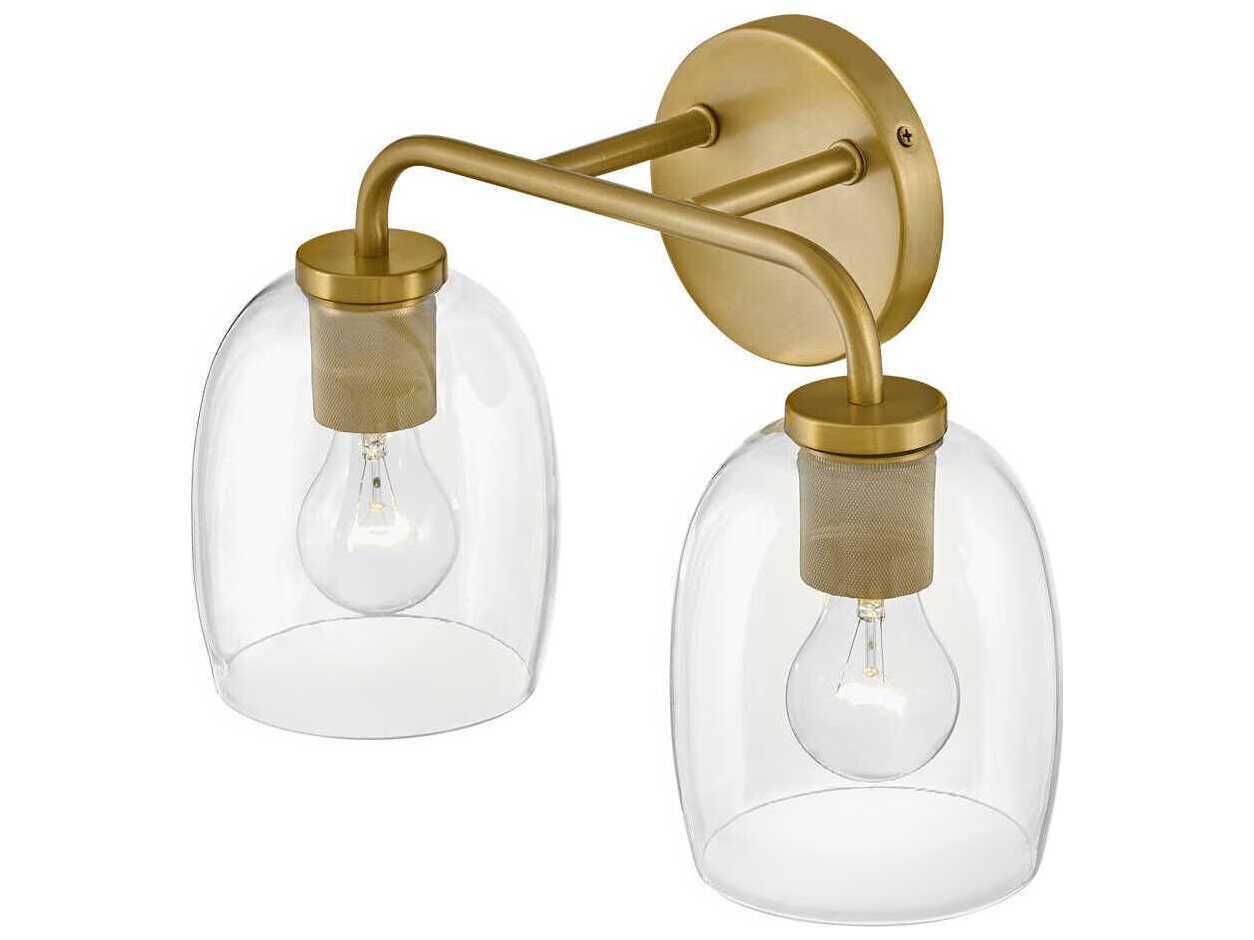Lark Living Percy 2-Light Lacquered Brass Vanity Light