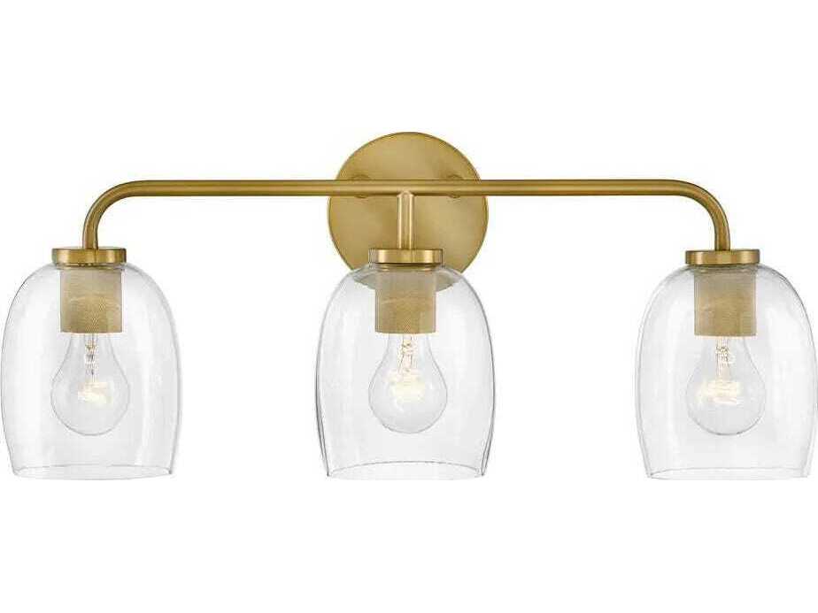 Lark Living Percy 3-Light Lacquered Brass Vanity Light