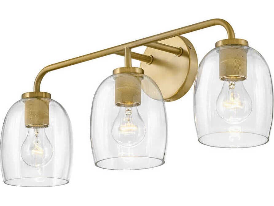 Lark Living Percy 3-Light Lacquered Brass Vanity Light