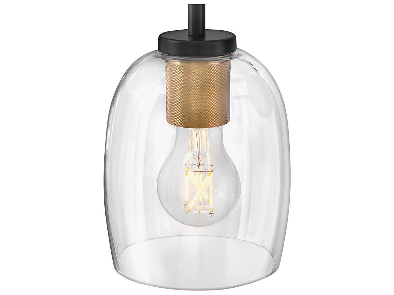 Lark Living Percy 4-Light Black Lacquered Brass Vanity Light