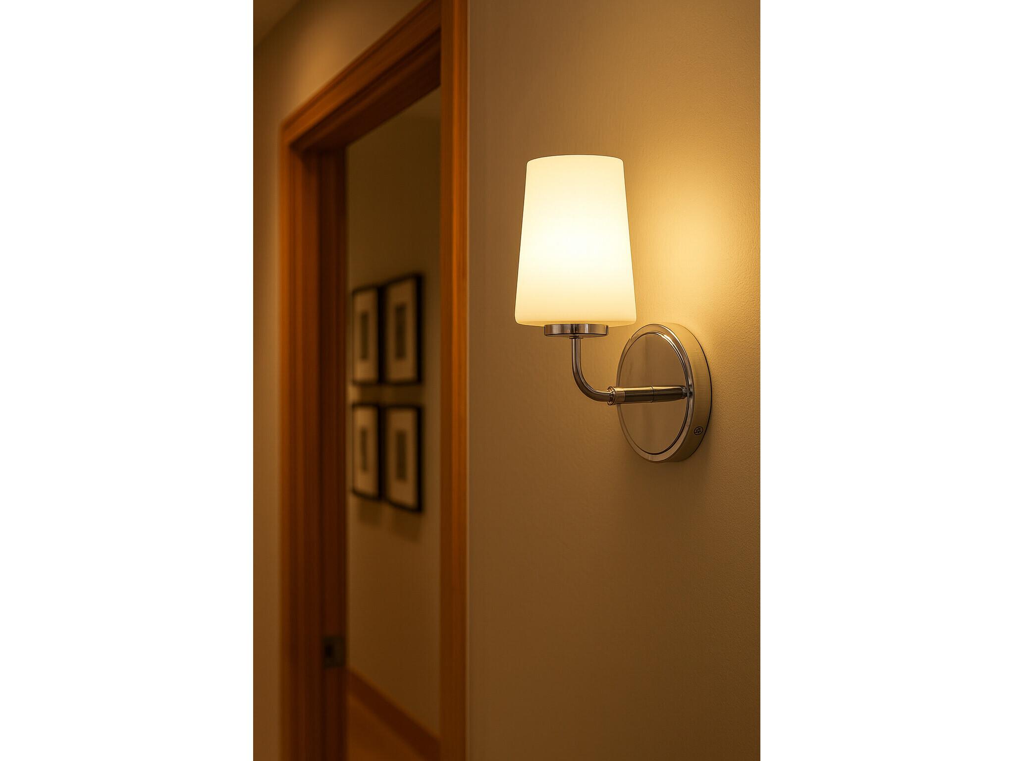 Lark Living Kline 1-Light Chrome Wall Sconce